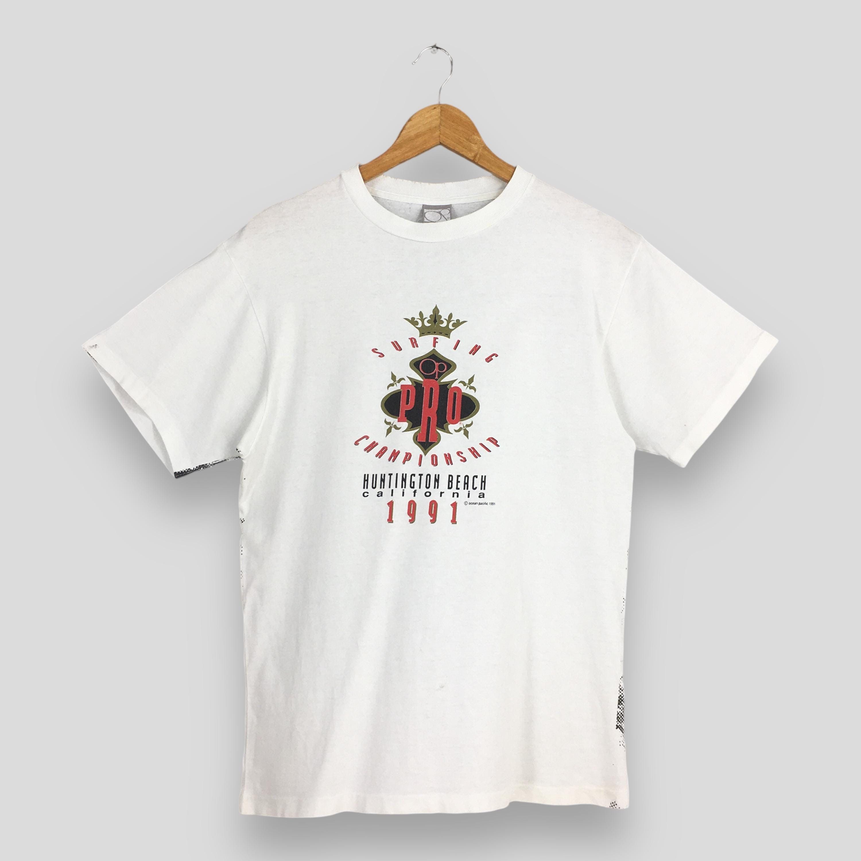 Gotcha × Ocean Pacific Vintage 90s Ocean Pacific Surfer White Tshirt Medium Size US M / EU 48-50 / 2 - 3 Thumbnail