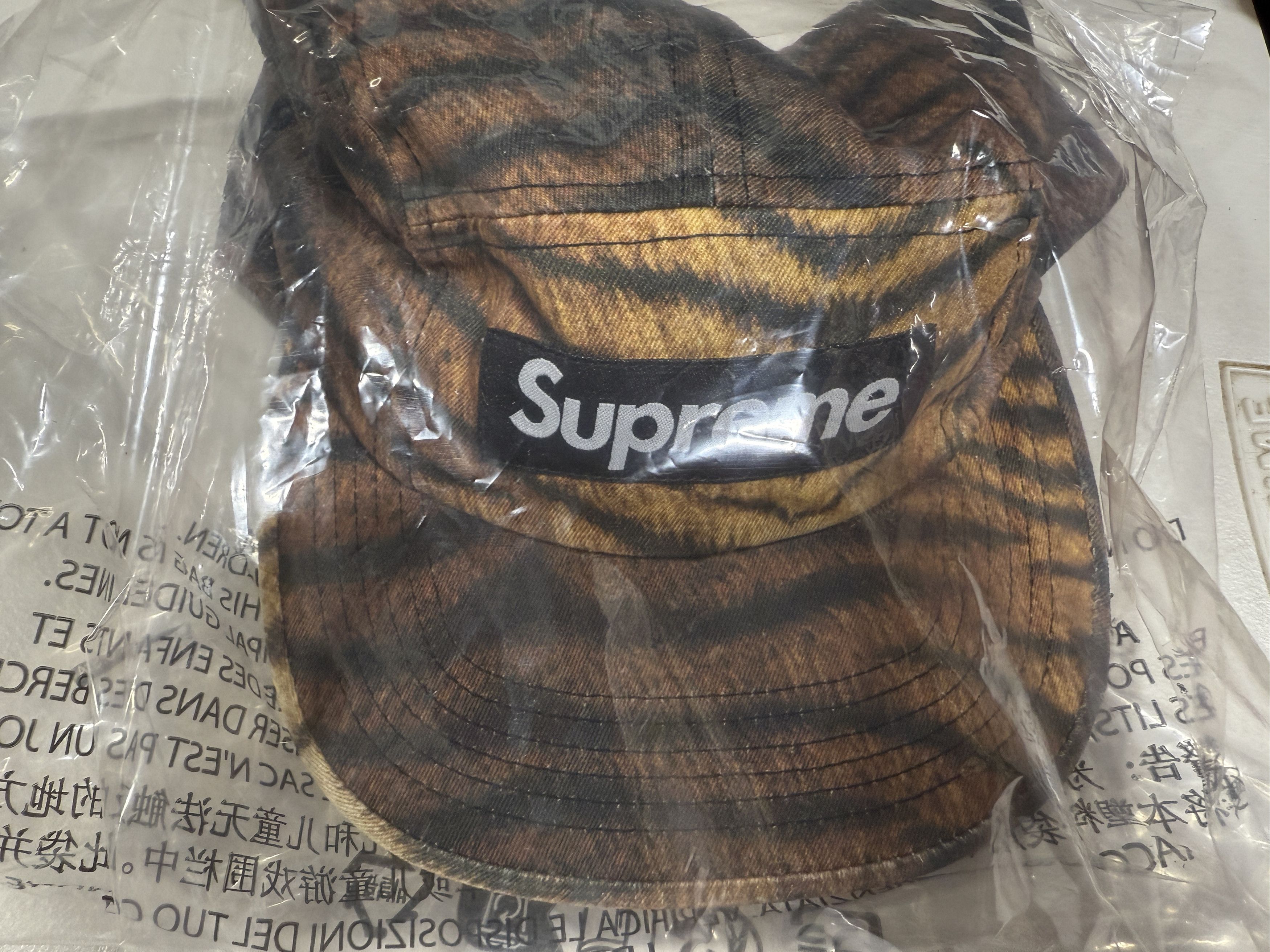 Supreme Supreme Washed Chino Twill Camp Cap Tiger Sz Adjustable Size ONE SIZE - 3 Thumbnail