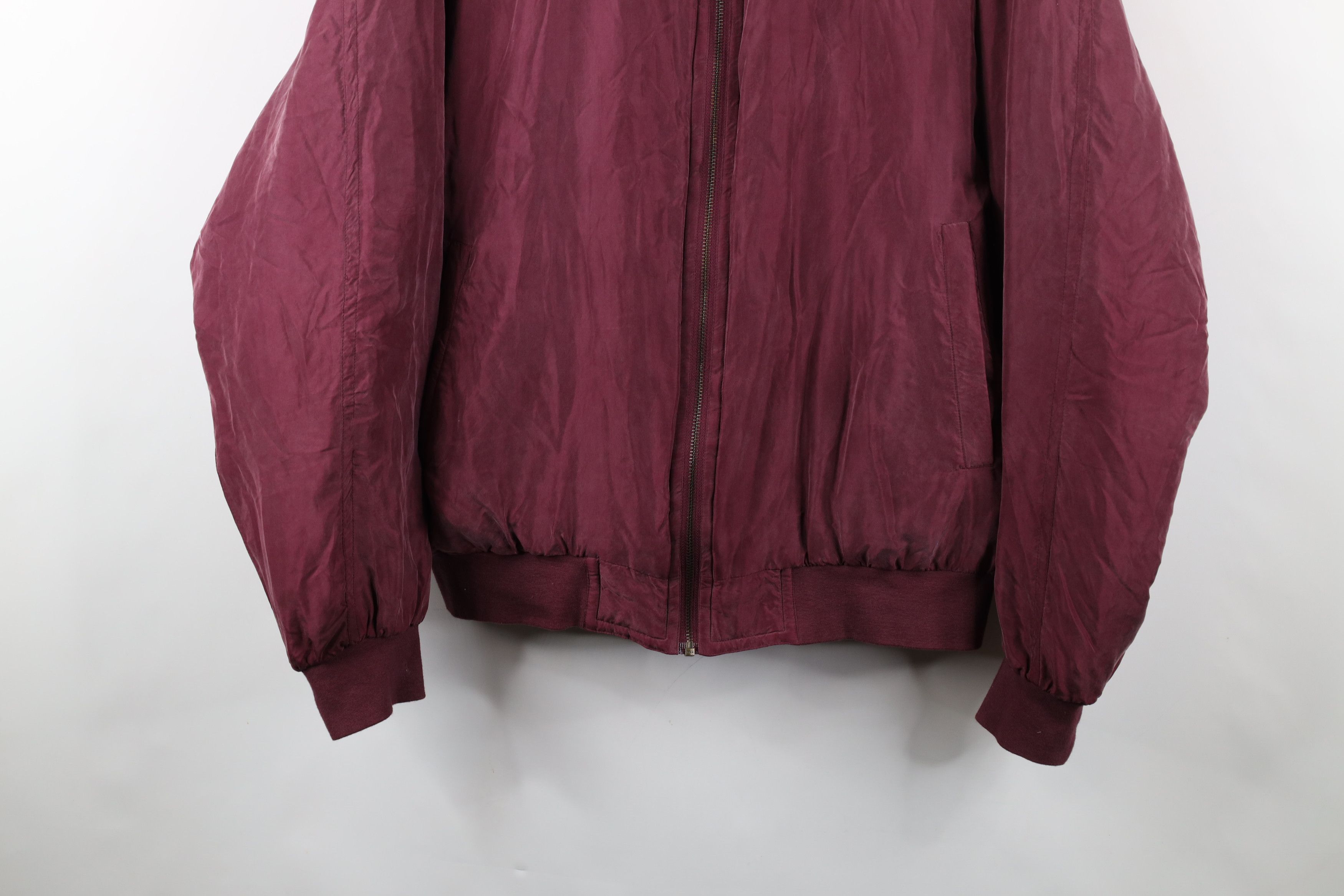 Vintage Vintage 90s Streetwear Full Zip Silk Puffer Bomber Jacket Size US M / EU 48-50 / 2 - 3 Thumbnail