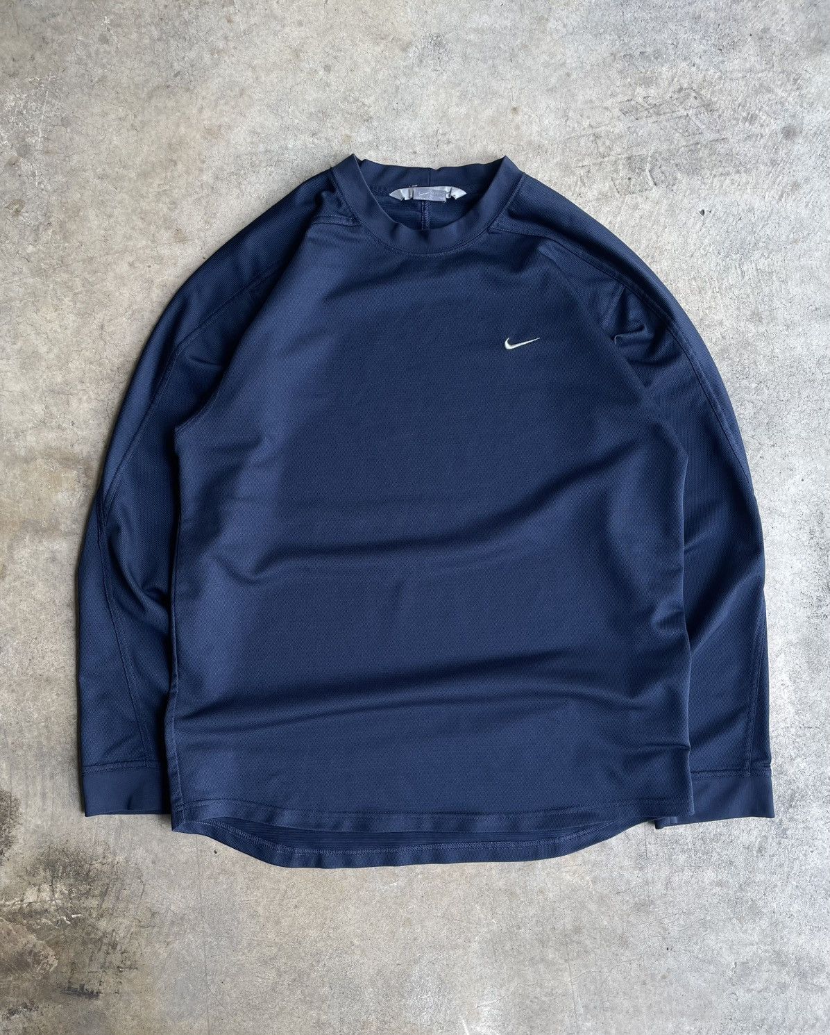 Nike Solo Swoosh Long Sleeve Top Black Longsleeves Nike, image size:1196x1490