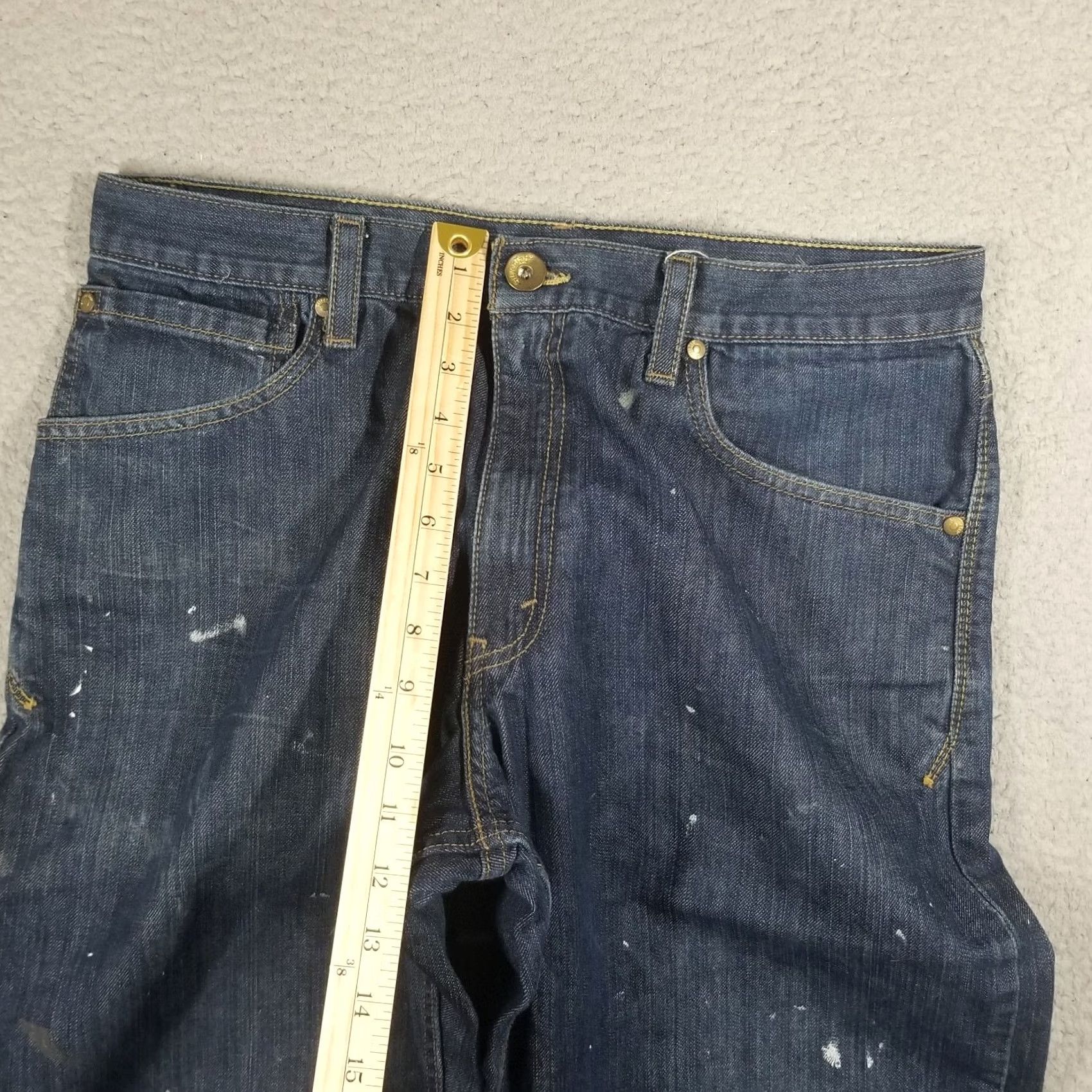 Levi's Levis Silvertab Jeans Shorts 34 Blue Denim 5-Pocket Relaxed Fit Vintage Y2K Grunge Hip Hop 90s Mens Shorts 34x18 Size US 34 / EU 50 - 7 Thumbnail