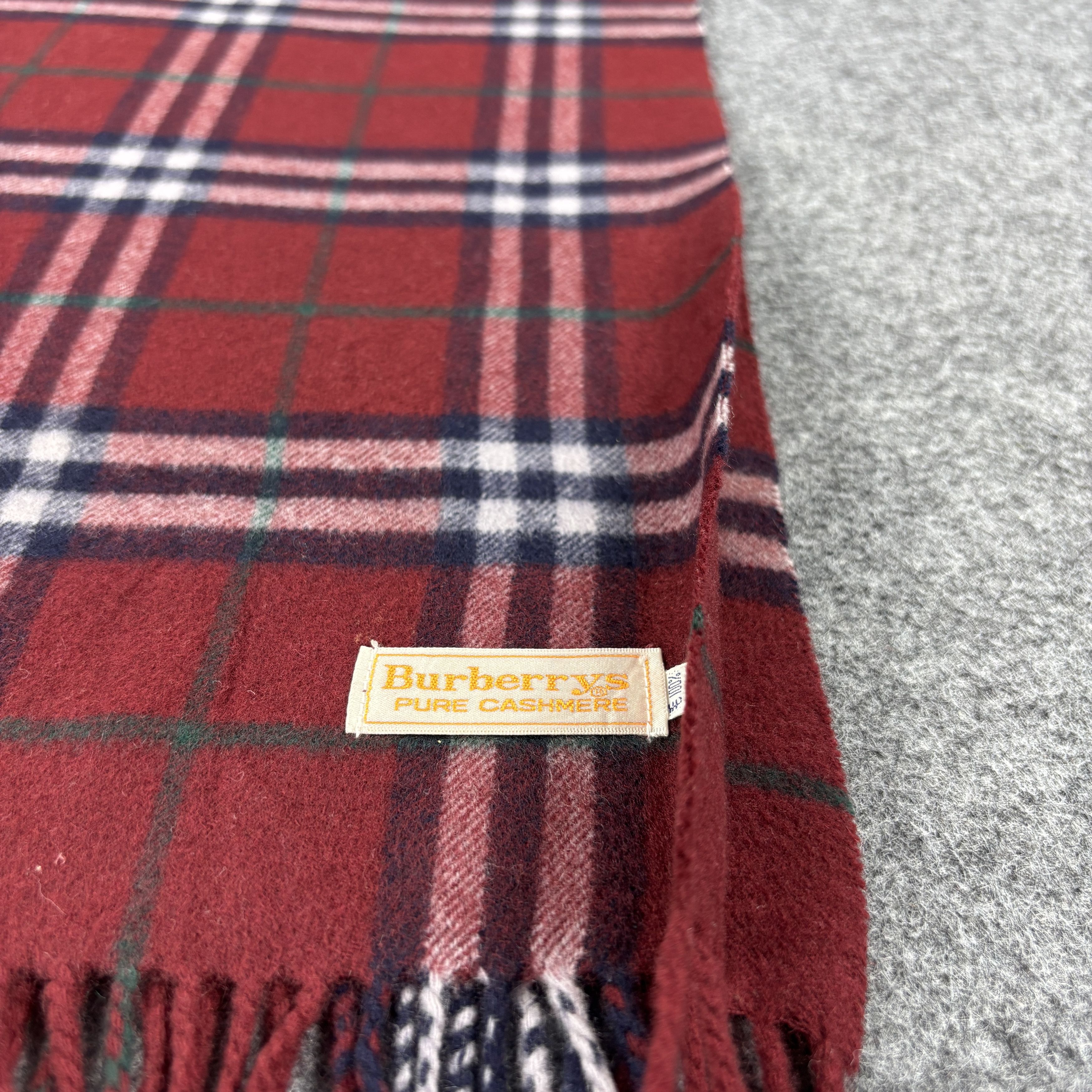 Burberry × Vintage GF10701 Burberry Scarf Neck Wear Muffler Nova Check Size ONE SIZE - 4 Thumbnail