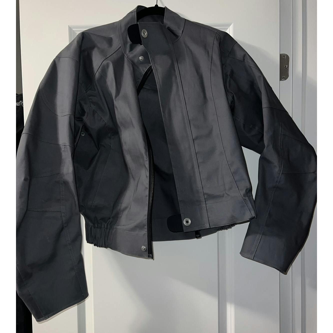Mackintosh Mackintosh 0004 Iron Grey Bonded Cotton Moto Jacket Size US S / EU 44-46 / 1 - 7 Thumbnail