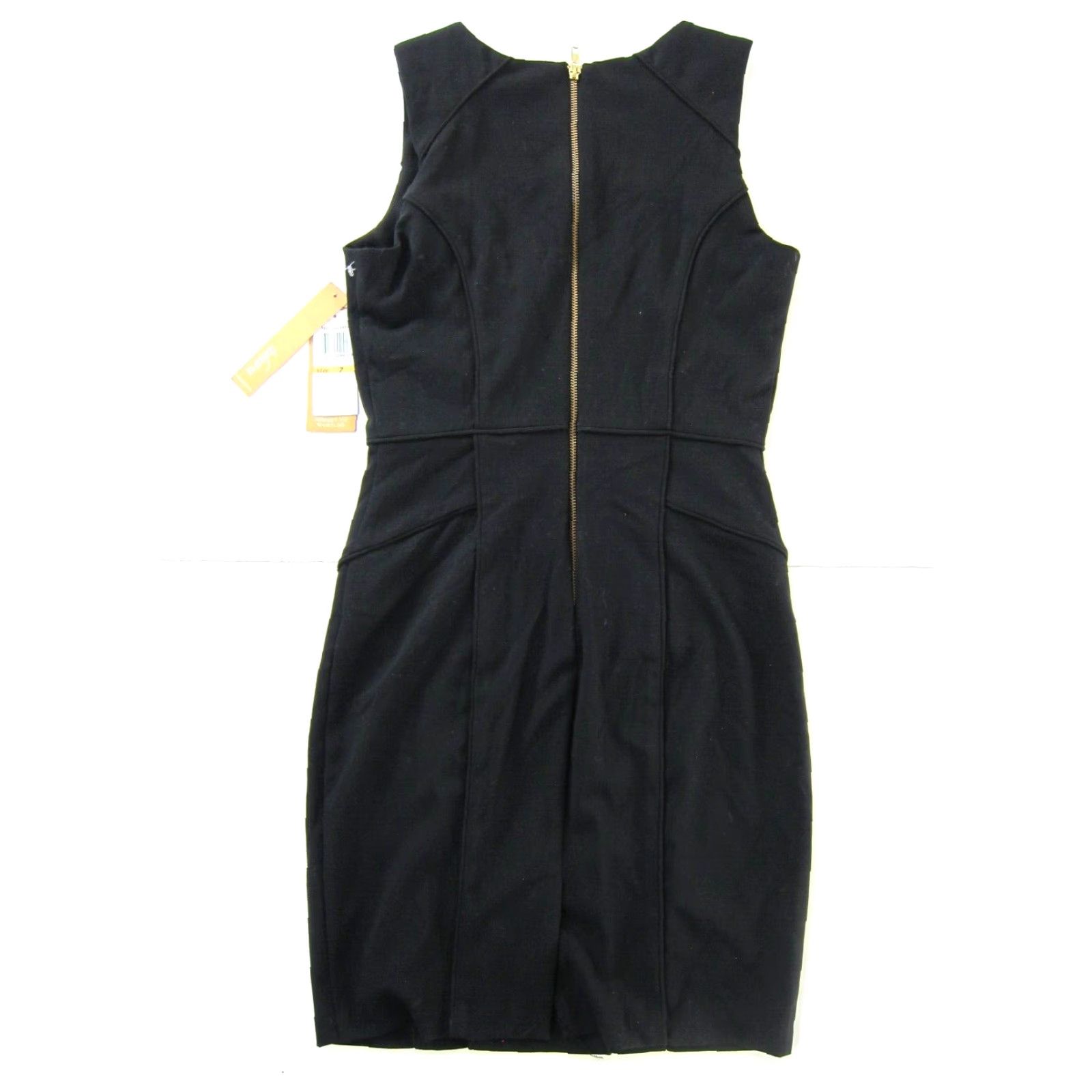 Vintage NWT Takara Simply Slender Perfect Fit Waistline Black Sleeveless Tank Dress 7 Size M / US 6-8 / IT 42-44 - 2 Thumbnail