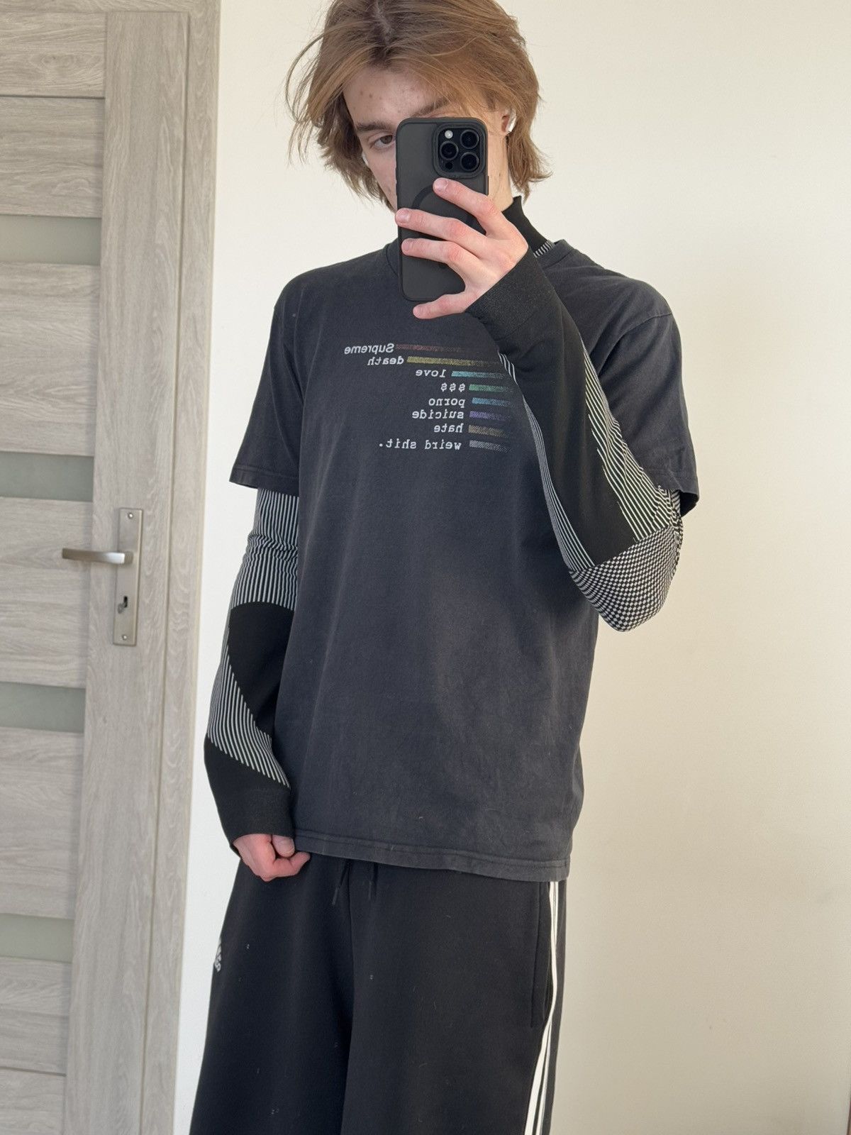 Supreme Vintage Supreme Death Love $$$ Porno Sun Faded Tee Size US M / EU 48-50 / 2 - 5 Thumbnail