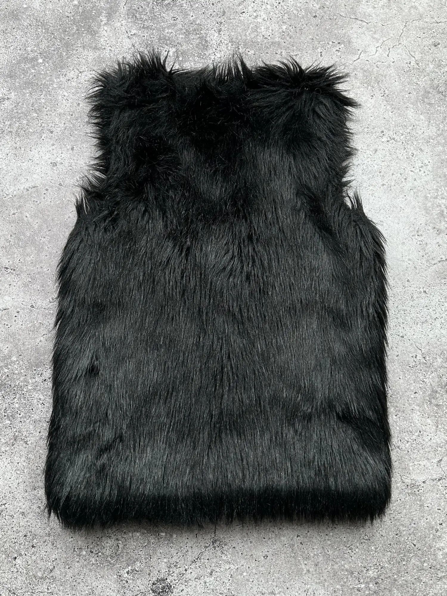 Vintage Vintage Faux Fur Vest C245(V72) Size M / US 6-8 / IT 42-44 - 3 Thumbnail