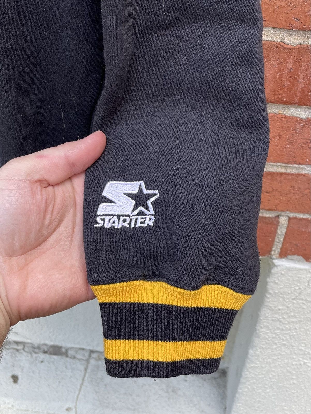 Starter 90s Starter Pittsburgh Steelers Embroidered Sweatshirt Size US L / EU 52-54 / 3 - 3 Thumbnail