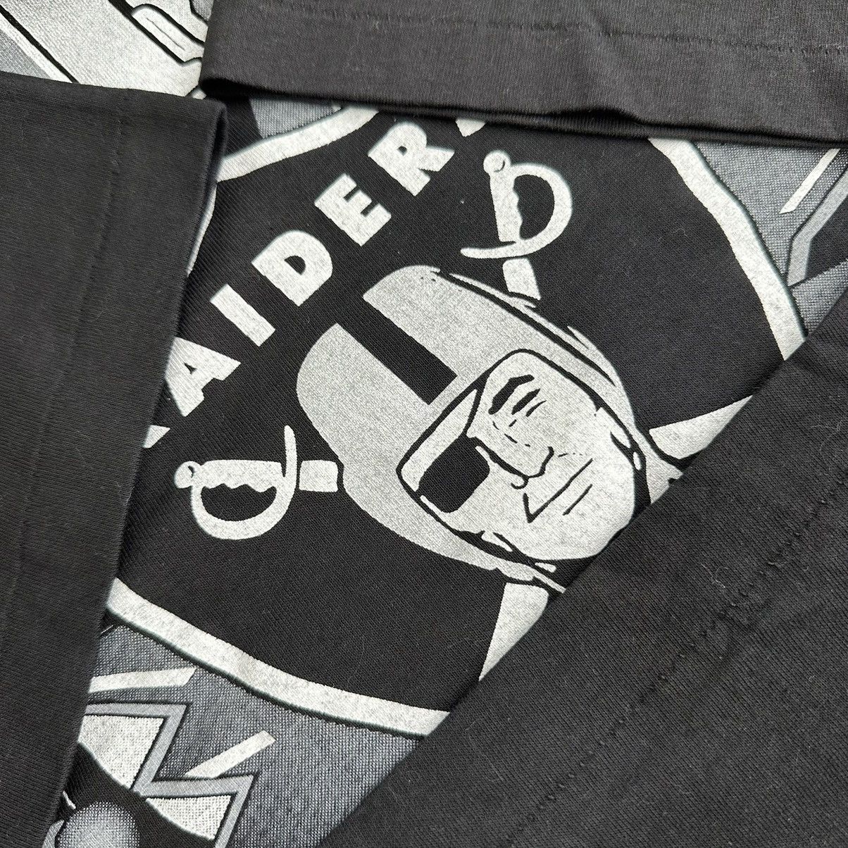 NFL Vintage 90s Los Angeles Oakland Raiders Tee DSWT RARE Large Size US L / EU 52-54 / 3 - 6 Thumbnail