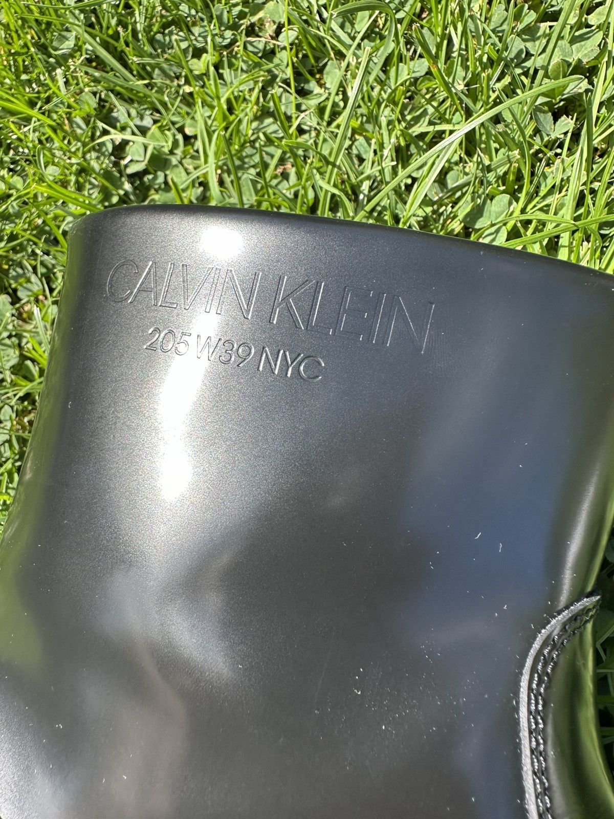Calvin Klein 205W39NYC × Raf Simons Calvin Klein 205W39NYC Black Patent Deicine Boots Size US 11 / EU 44 - 5 Thumbnail