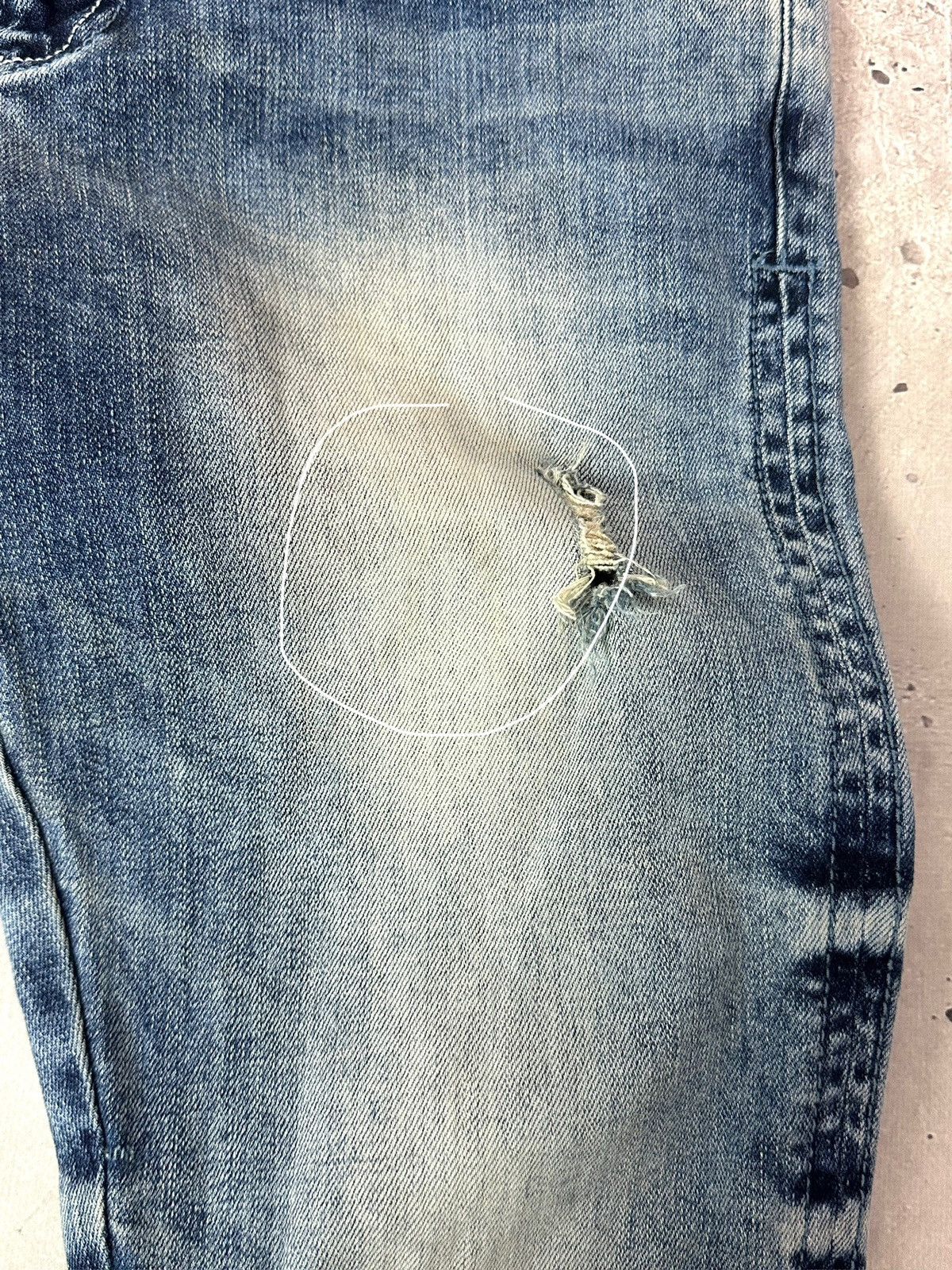 Represent Clo. Represent Essential Random Blue Distressed Washed Jeans Size US 30 / EU 46 - 5 Thumbnail
