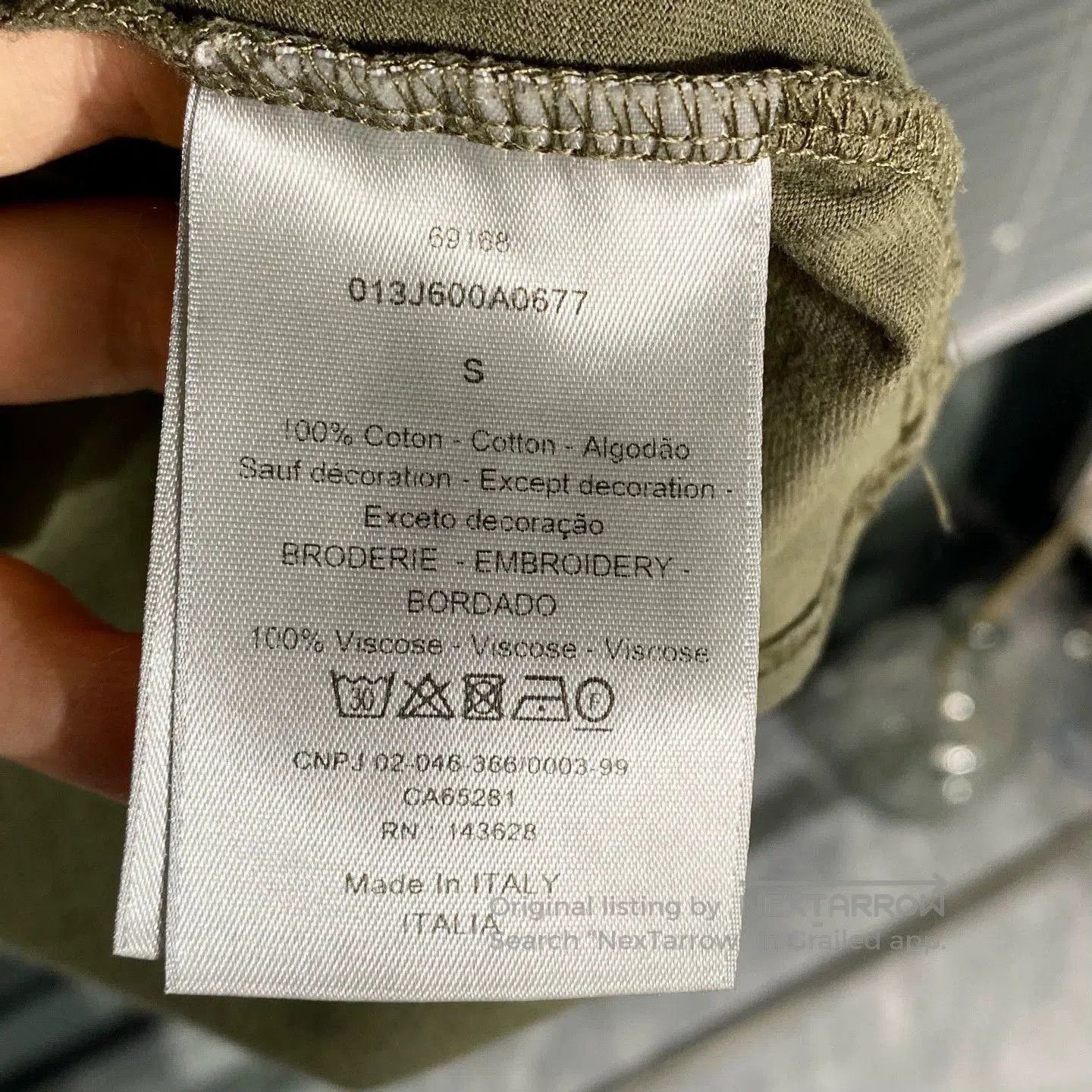 Dior dior short sleeve t-shirt with logo. Size US S / EU 44-46 / 1 - 4 Thumbnail