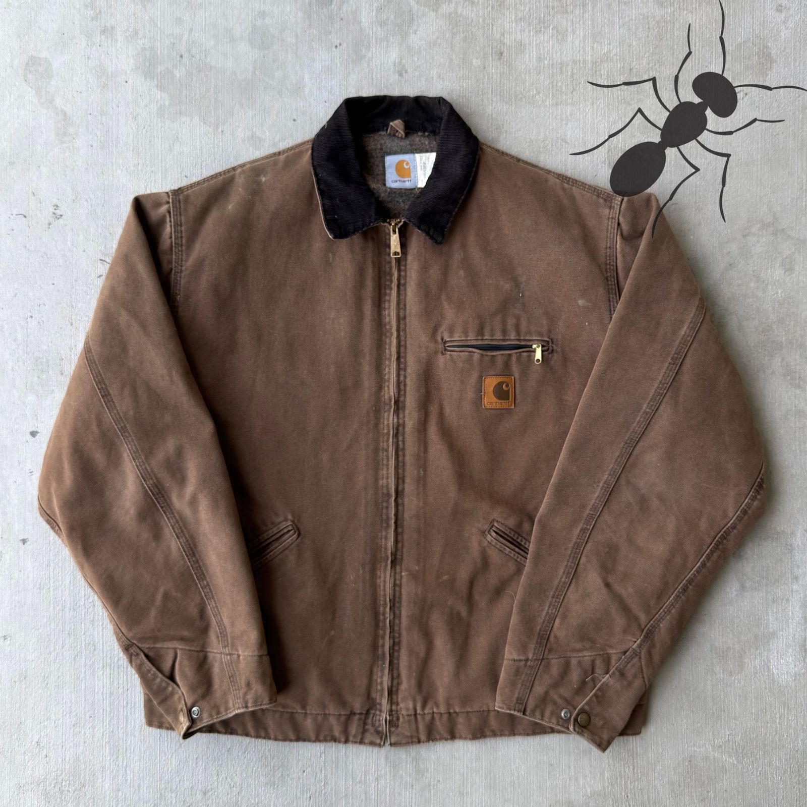 Carhartt × Vintage Vintage Carhartt Detroit Jacket J43 WET 90s
