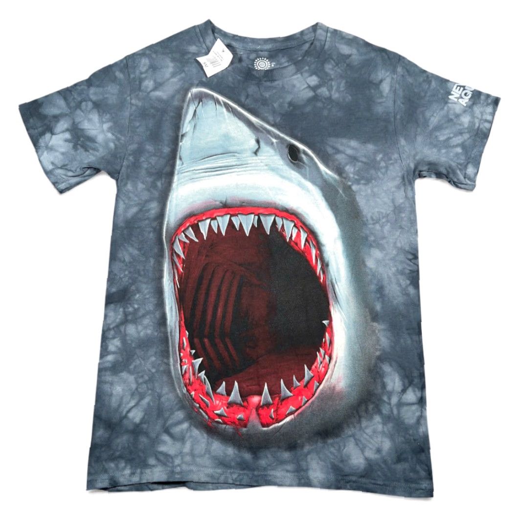 The Mountain The Mountain Great White Shark Shirt Adult SMALL Gray Tie Dye Newport Aquarium Tags Size US S / EU 44-46 / 1 - 2 Thumbnail