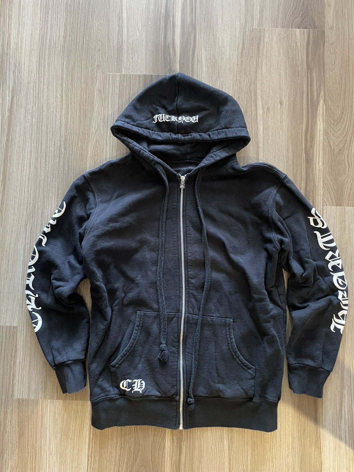 Chrome Hearts Chrome Hearts Thermal Thick, “F U”, Zip Hoodie Size Small Size US S / EU 44-46 / 1 - 1 Thumbnail