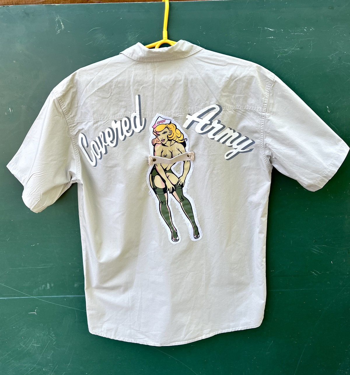 Vintage Covered Army Girl Boobs Naked EMP Tits Pinup Cover Size US L / EU 52-54 / 3 - 1 Thumbnail