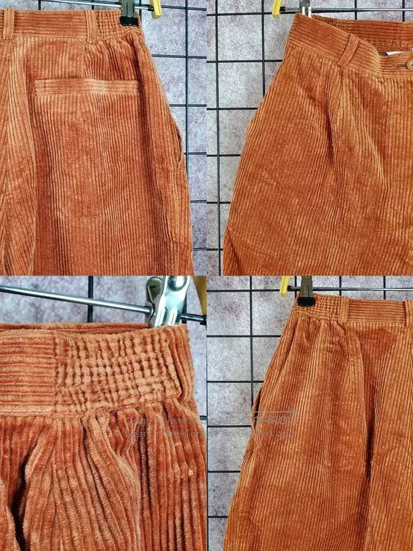 Dior Dior Orange Brown Cotton Casual Pants . Size 35" - 2 Thumbnail