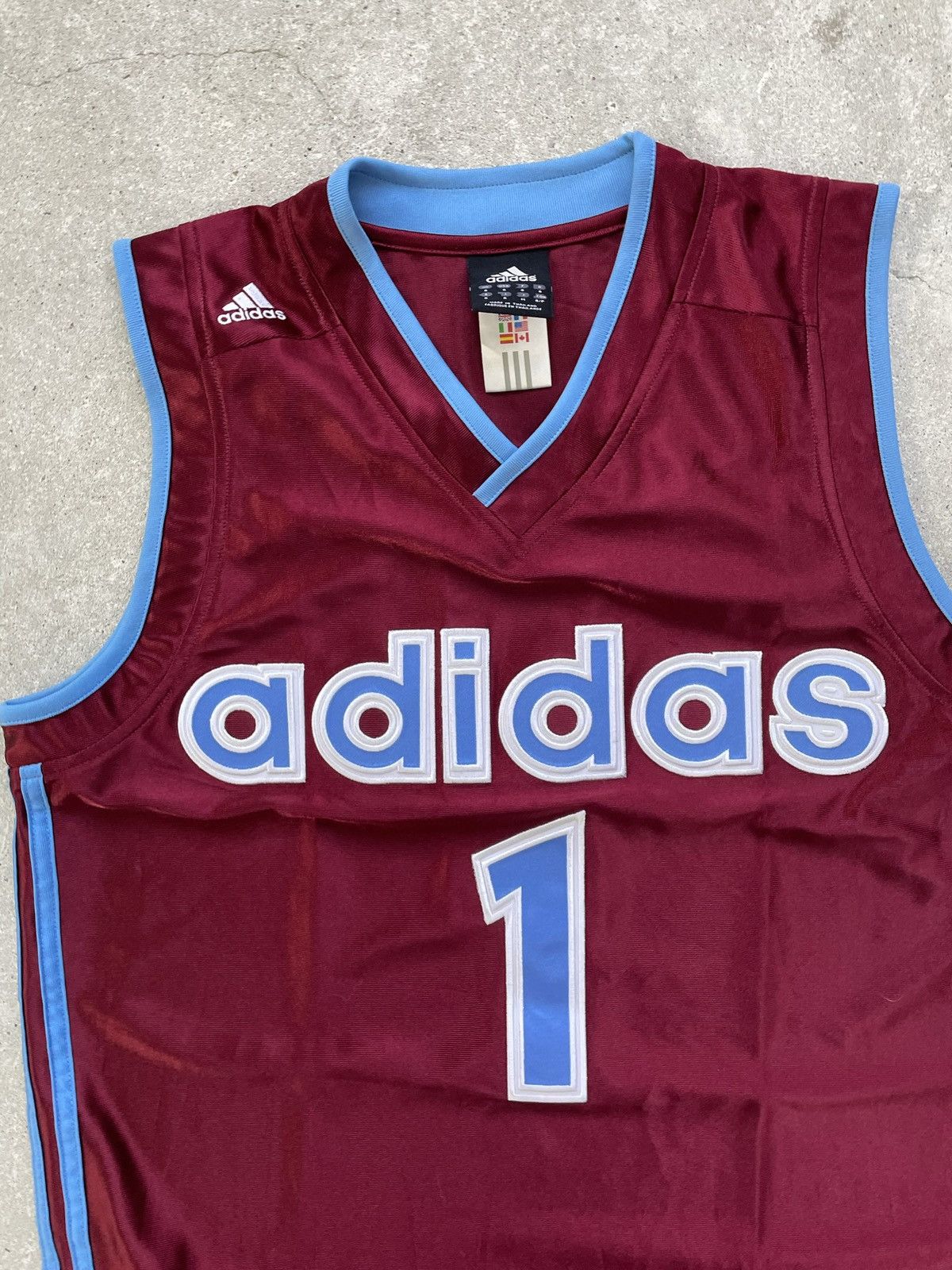 Adidas × Vintage Y2K Adidas 1 Jersey Kanye West style❤️ Size US S / EU 44-46 / 1 - 4 Thumbnail