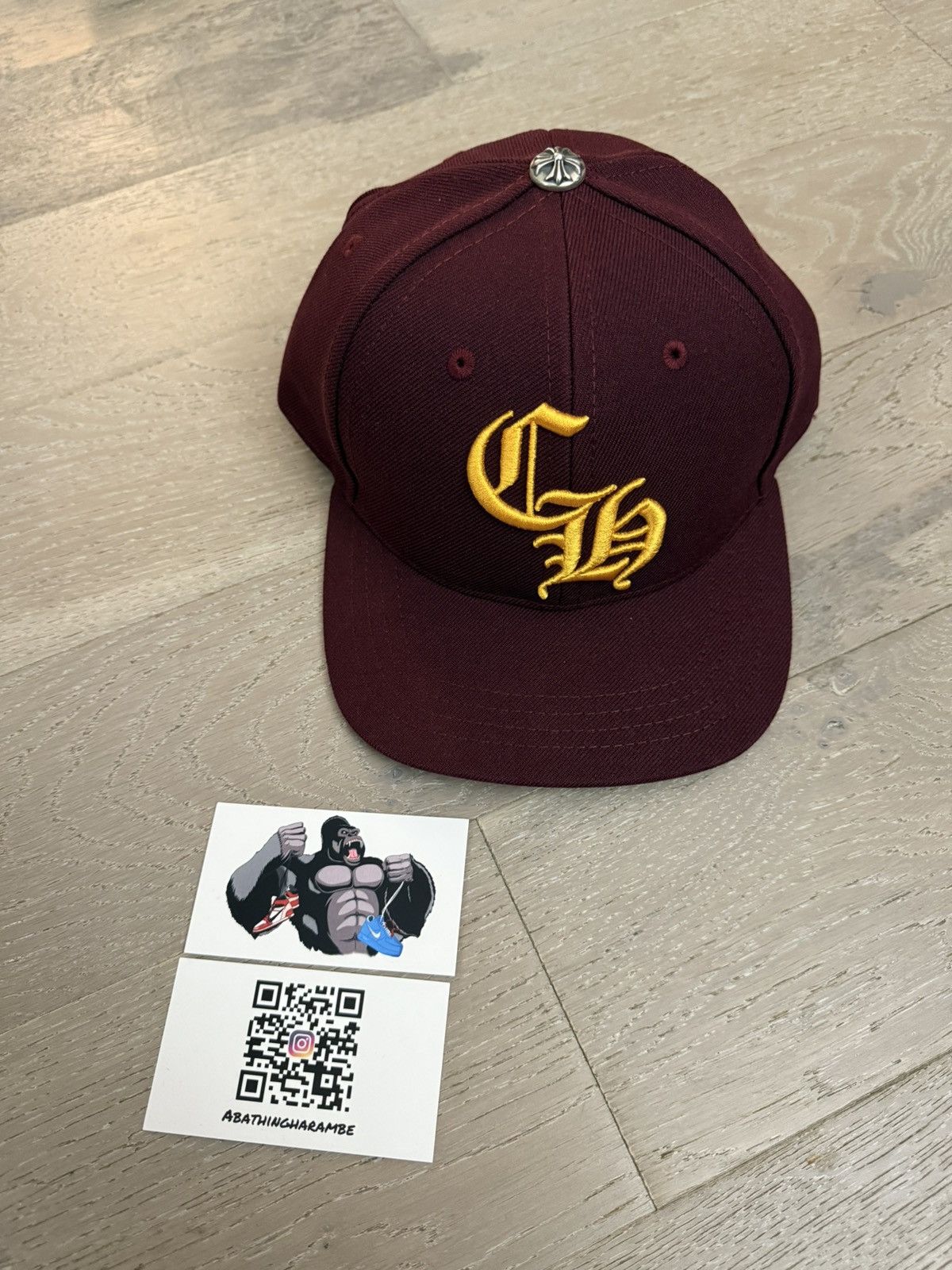 Chrome Hearts Chrome Hearts 6 Panel On Field Baseball Cap Cardinal Size ONE SIZE - 2 Thumbnail