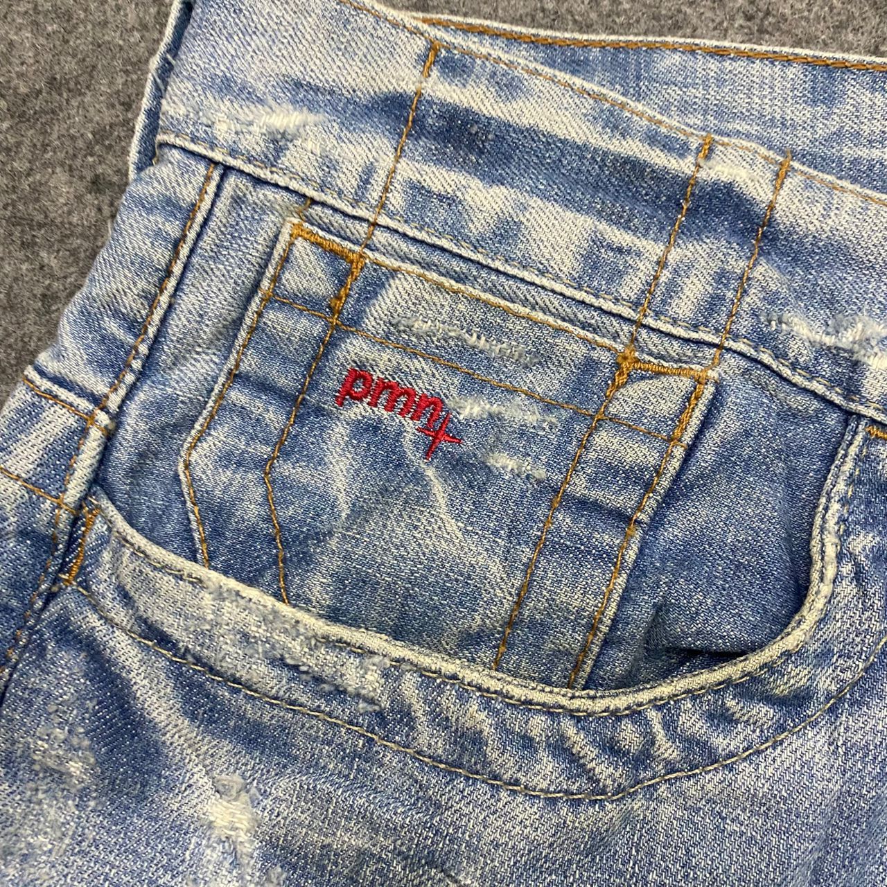 If Six Was Nine 💥Best Offer💥Vintage Pura mania Brazil Distressed Denim Size US 34 / EU 50 - 14 Thumbnail