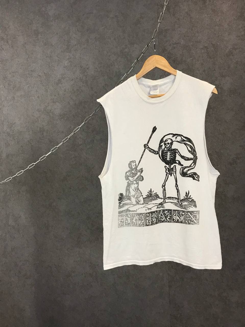 Vintage Skull death vintage rock art tee Size US M / EU 48-50 / 2 - 1 Thumbnail