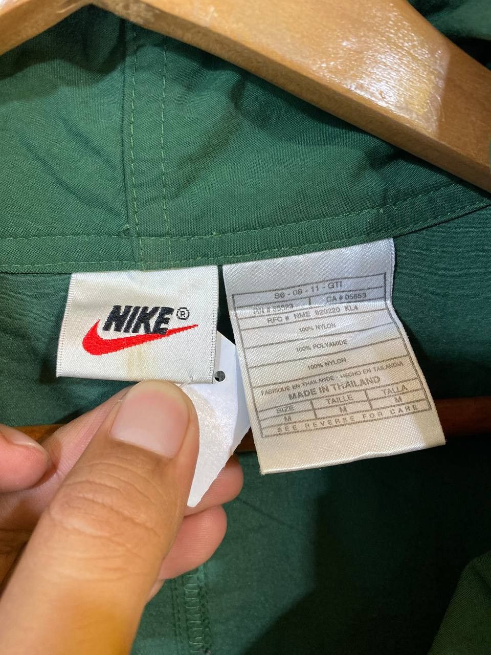 Nike RARE!!!! vintage nike centre swoosh half zip jacket Size US M / EU 48-50 / 2 - 5 Thumbnail