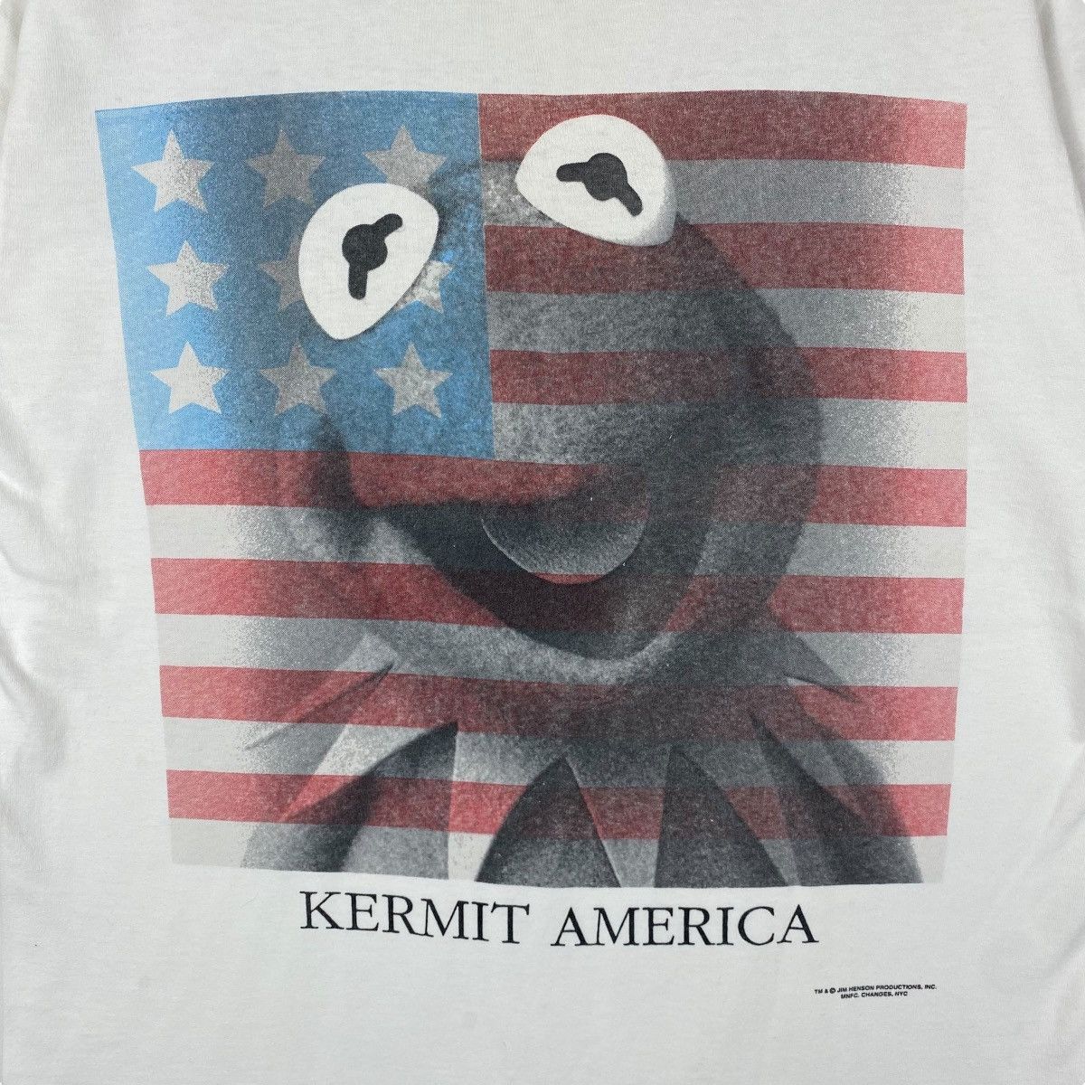 Changes × Vintage Vintage 90's KERMIT AMERICA Jim Henson Production Tee Shirt Size US M / EU 48-50 / 2 - 2 Thumbnail