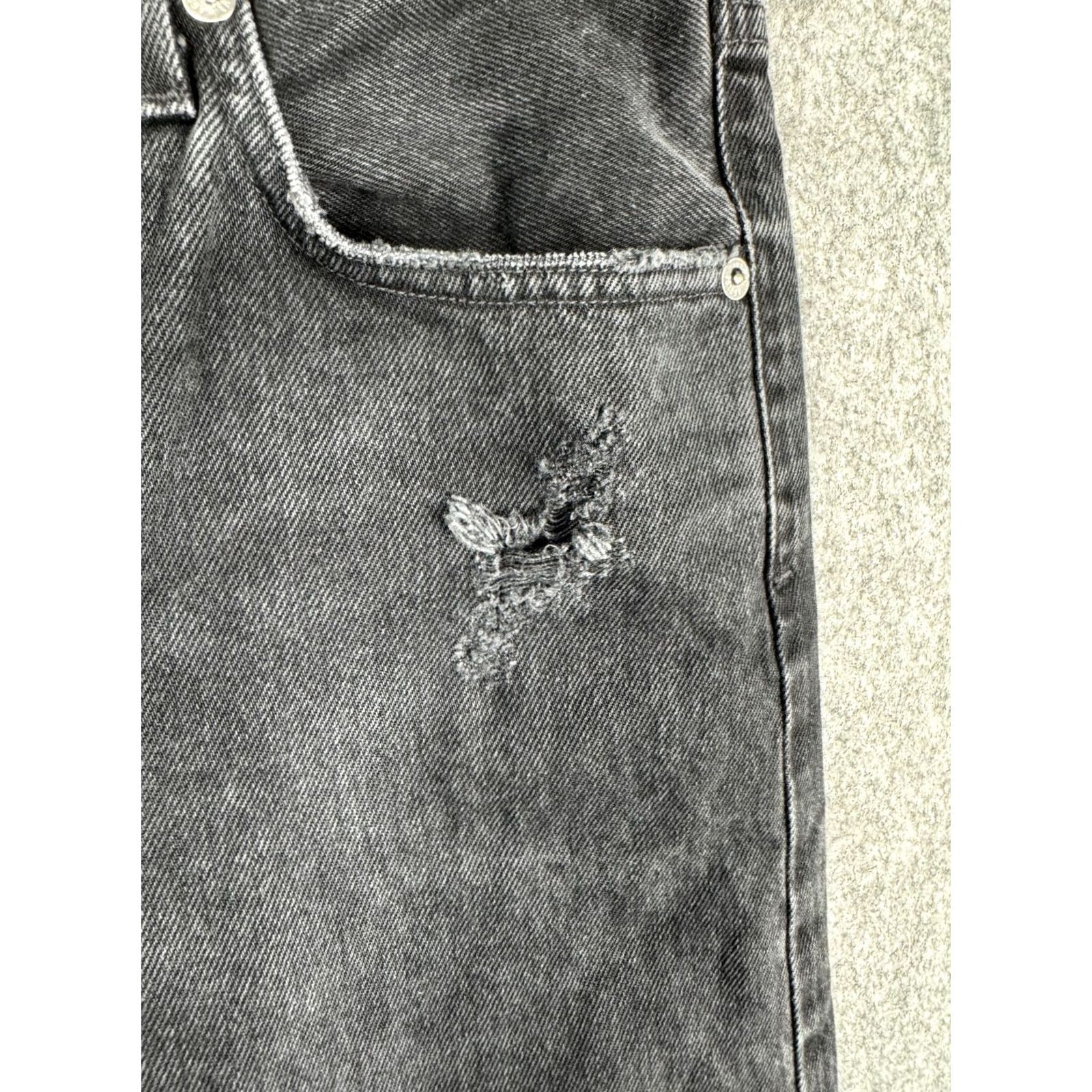 Agolde VINTAGE Agolde Jeans Women 28 Distressed Black 90s Pinch High Rise Straight Size 28" / US 6 / IT 42 - 5 Thumbnail