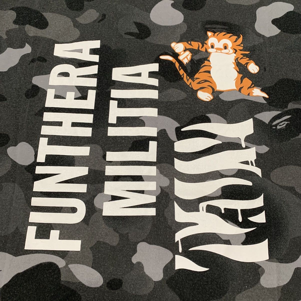 Bape Bape Medium Tiger Shark Black Grey Camo A Bathing Ape Tee Size US M / EU 48-50 / 2 - 4 Thumbnail