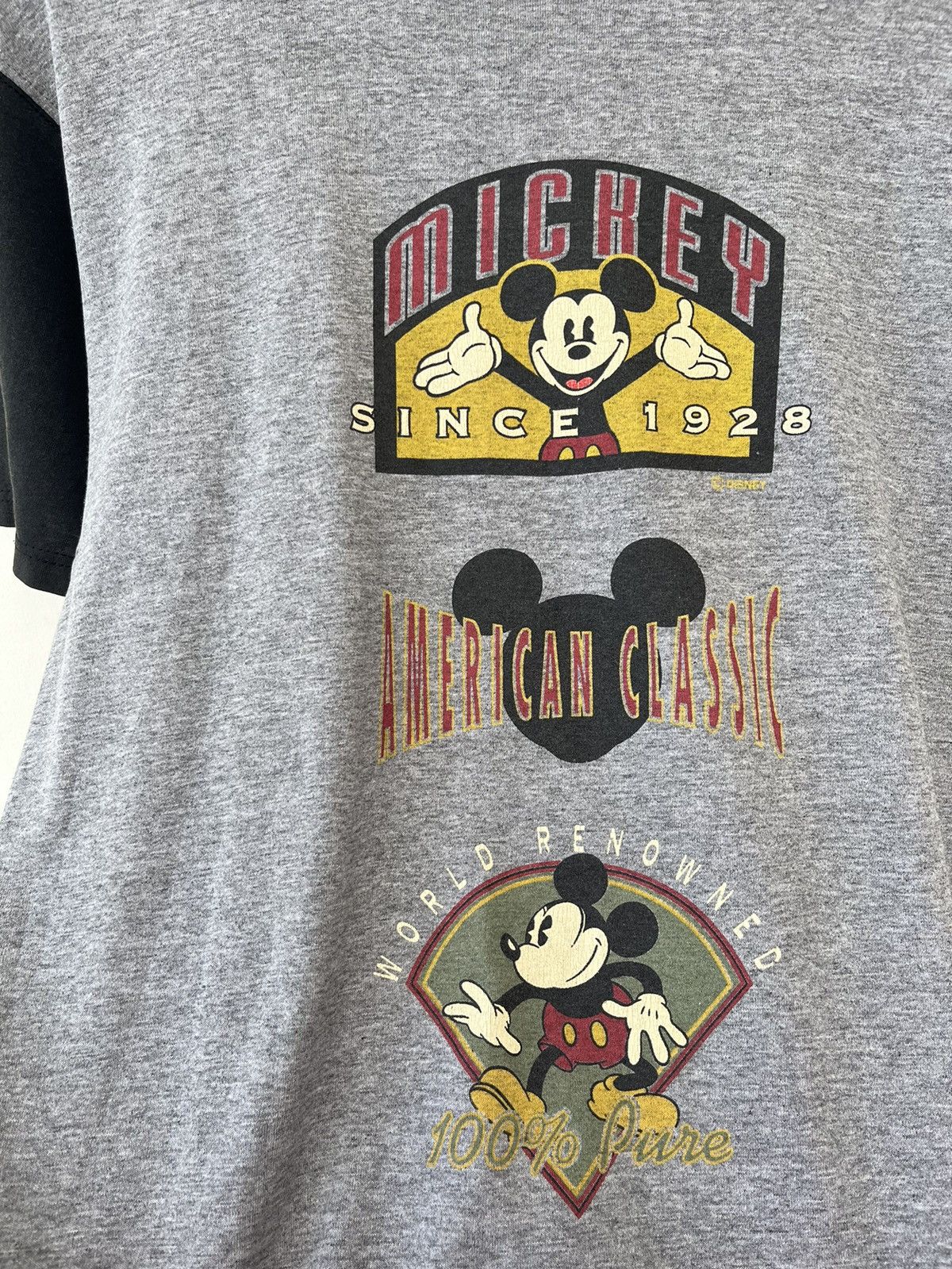 Disney × Mickey Mouse × Vintage 90’s Mickey Mouse American Clasic Velva Sheen Tag Tees Size US M / EU 48-50 / 2 - 2 Thumbnail