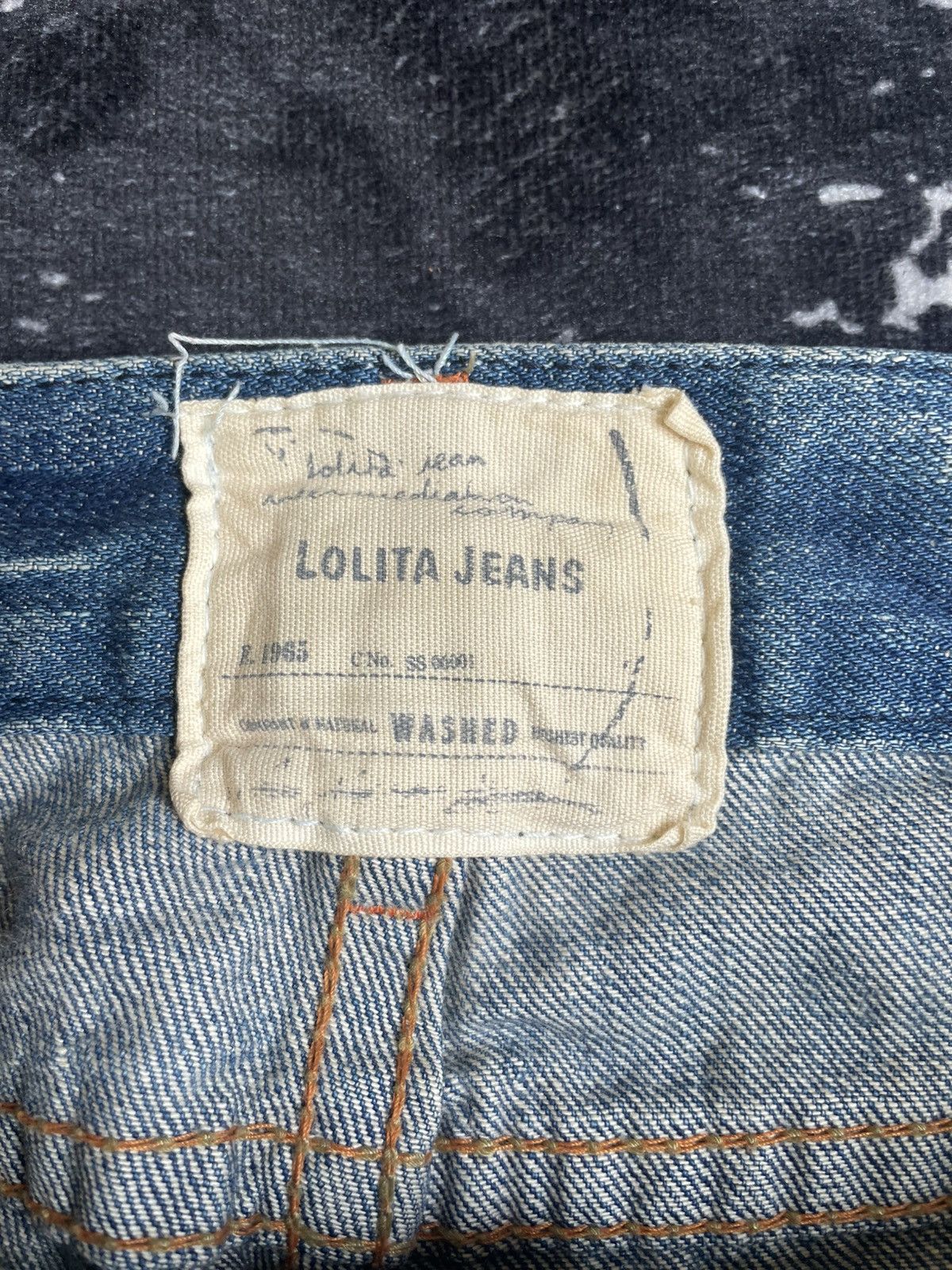 20471120 Vintage Lolita X Yoshitomo Nara Denim Pants Size US 30 / EU 46 - 11 Thumbnail