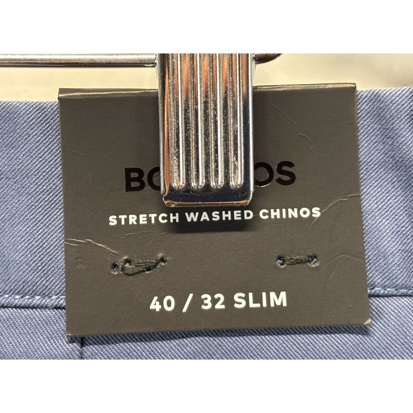Bonobos Bonobos Men's Slim Fit Stretch Washed Chino Pants Size 40x32 Blue Casual Business Travel Size US 40 / EU 56 - 5 Thumbnail