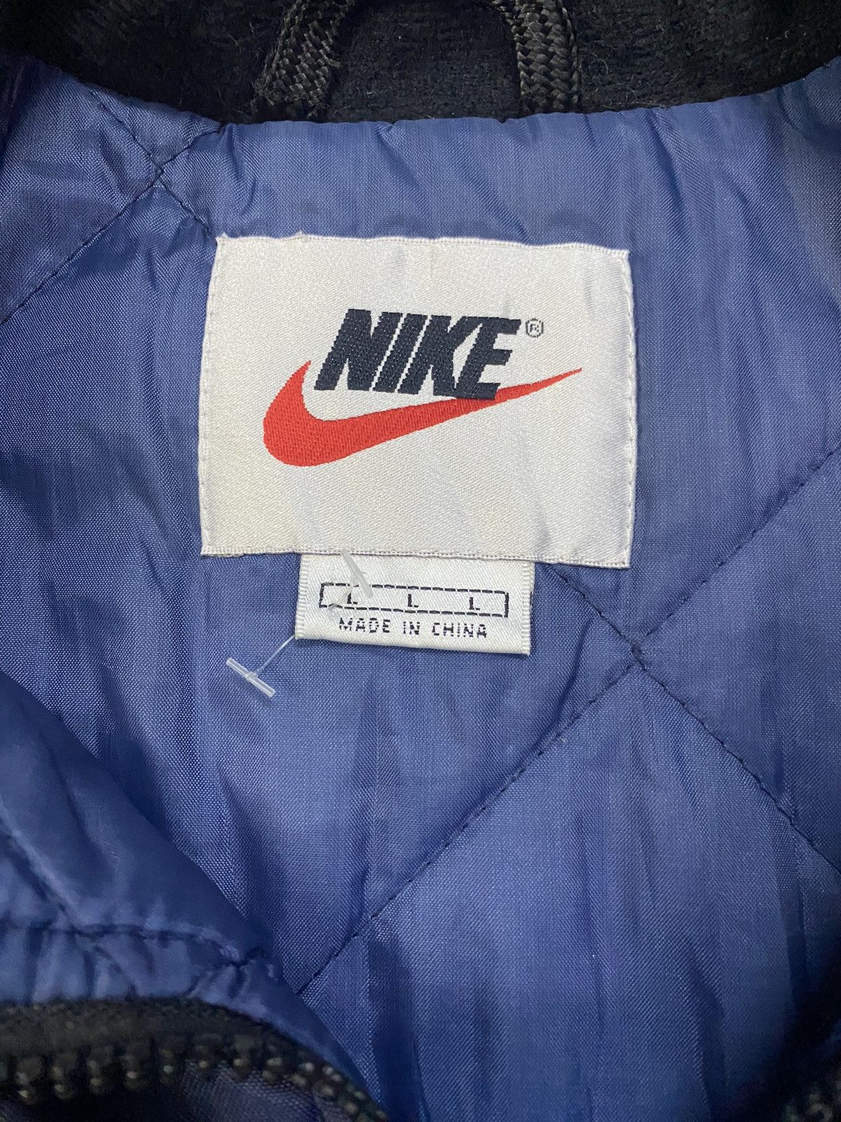 Vintage Vintage 90s Nike Half Zip Up Bomber Jacket Size US L / EU 52-54 / 3 - 10 Thumbnail