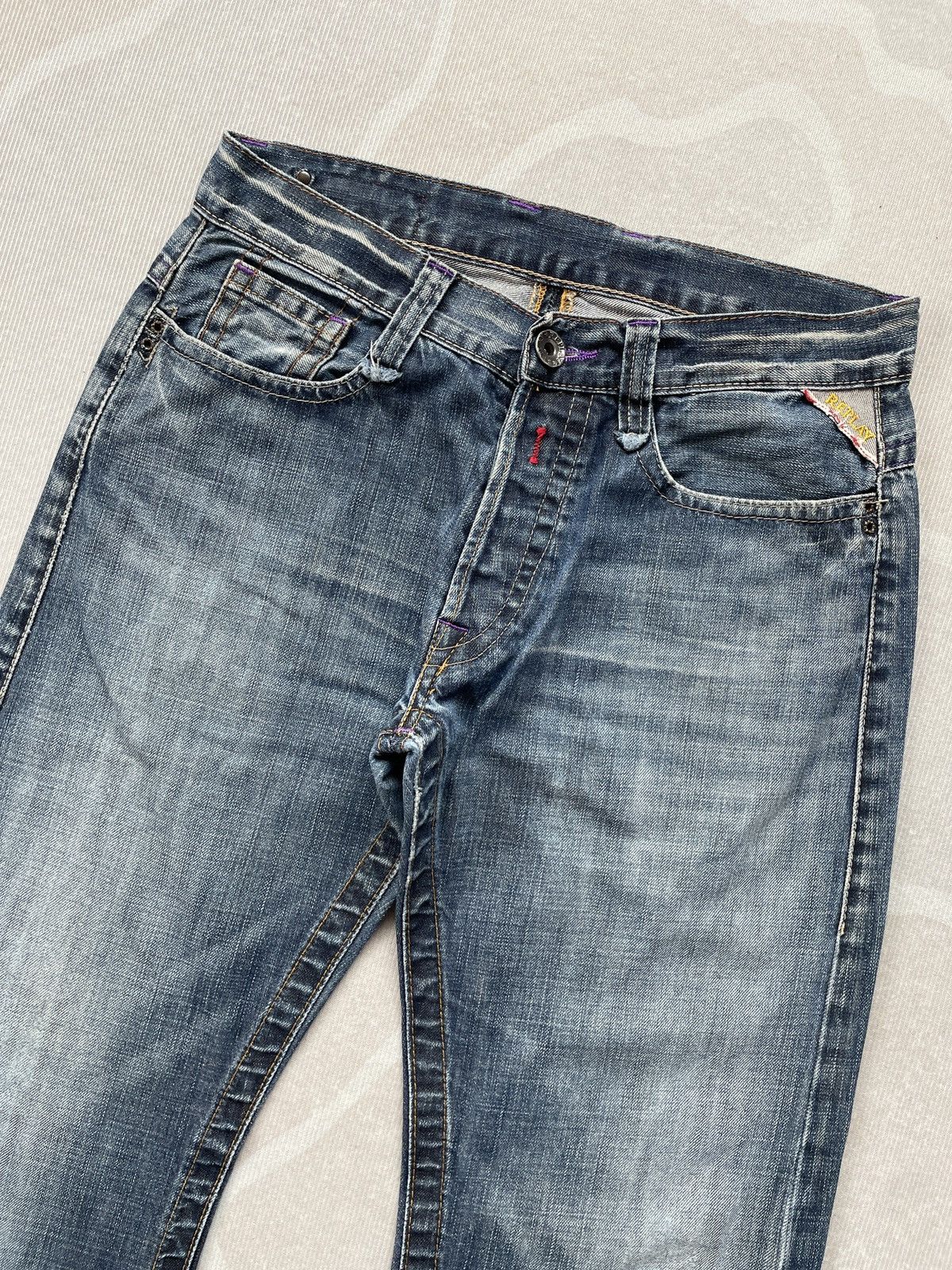 Designer × If Six Was Nine × Replay Replay Straight Denim (P109) Size US 29 - 3 Thumbnail