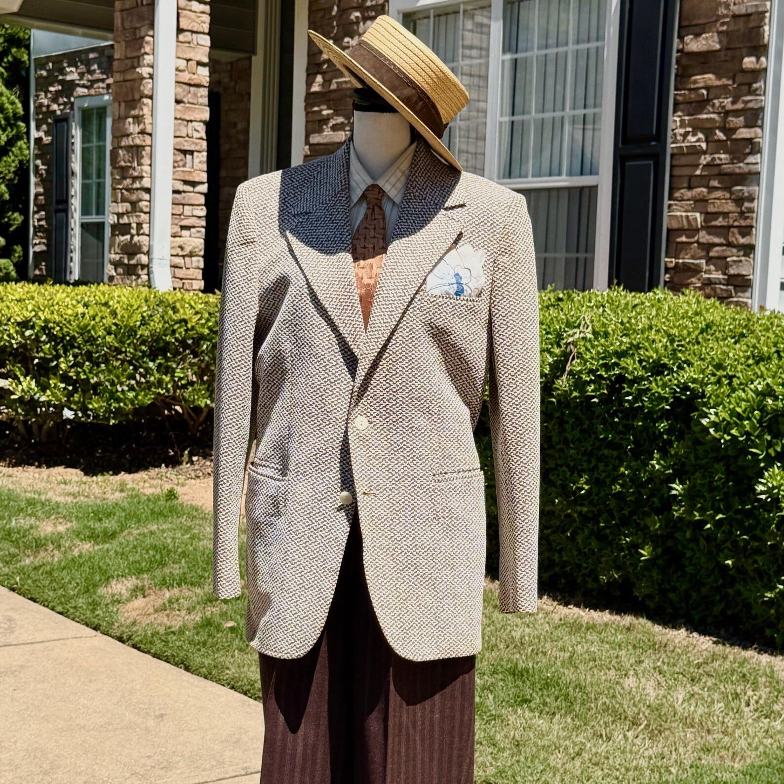 Other 70s does 30s Beltback sports jacket done in true 30s style Size 40S - 2 Thumbnail