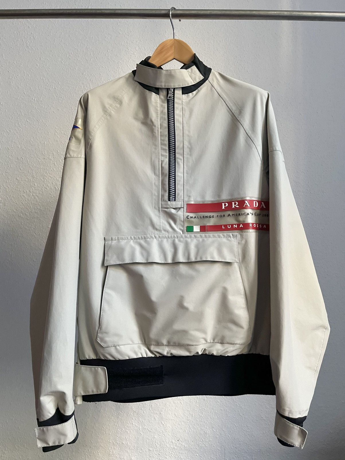 Prada 2003 Prada Luna Rossa Half Zip Sailing Jacket Size US L / EU 52-54 / 3 - 1 Thumbnail