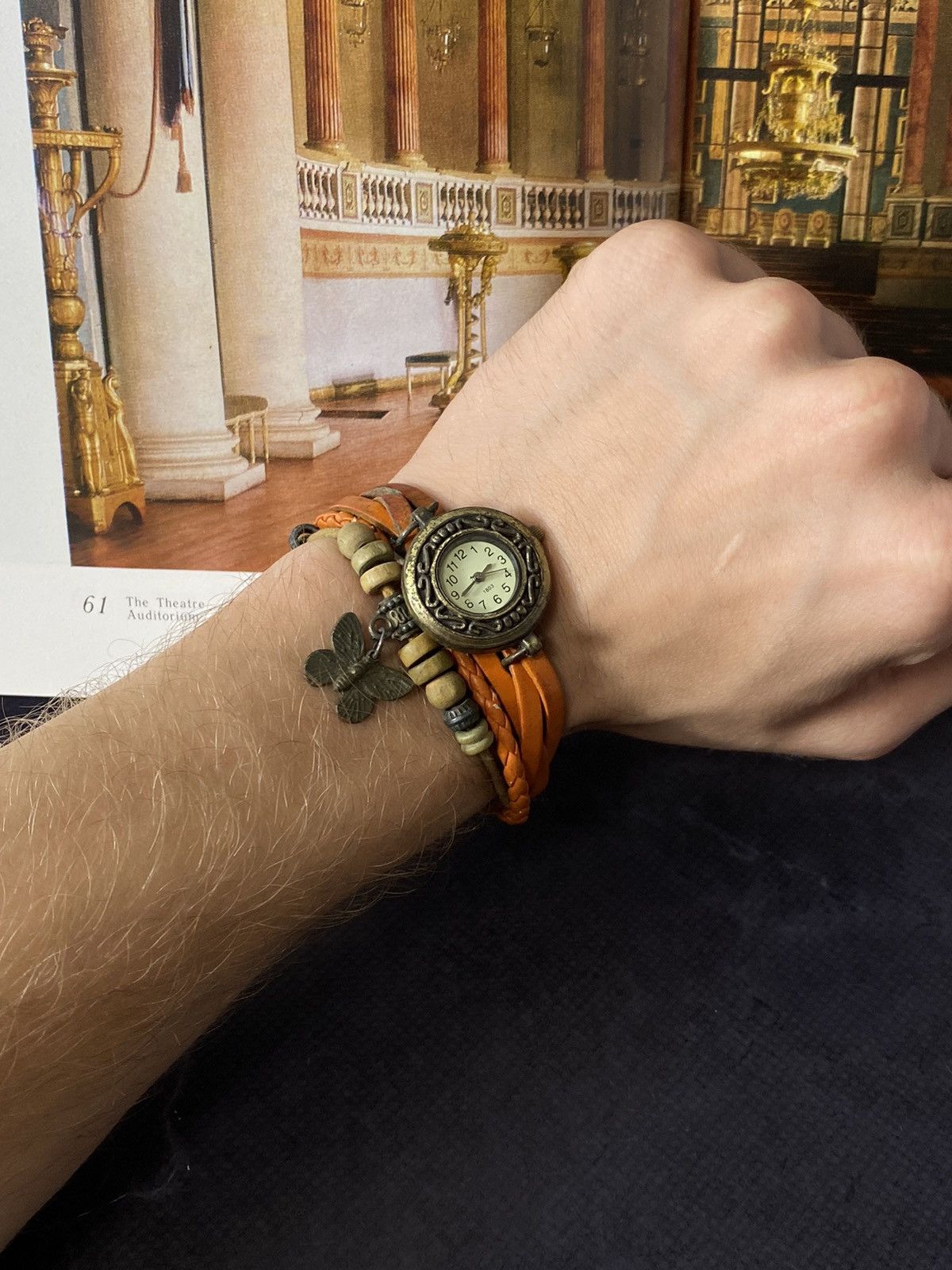 Jewelry Boho Watch with Butterfly & Braided Strap Size ONE SIZE - 5 Thumbnail