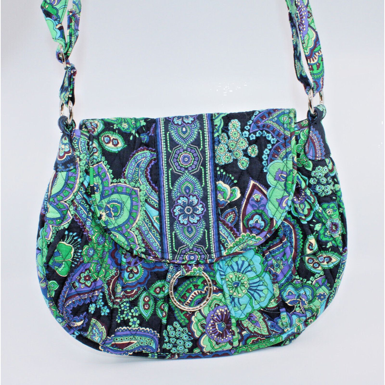 Vera Bradley New VERA BRADLEY Paisley Print Crossbody Purse Messenger Bag Size ONE SIZE - 1 Thumbnail