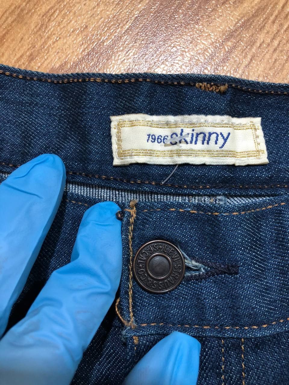 Levi's LEVI'S Womens Skinny Jeans Blue Cotton streetwear Size 28" / US 6 / IT 42 - 2 Thumbnail