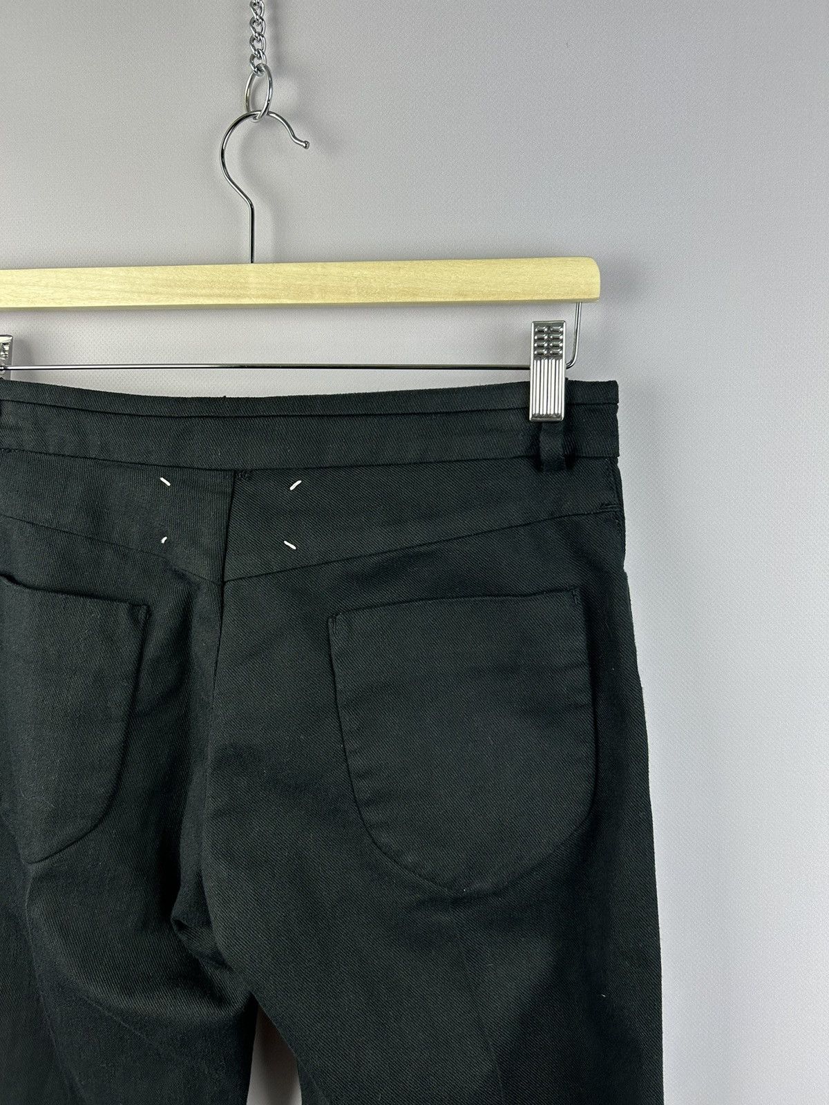 Maison Margiela Maison Margiela S/S 2010 Flat Front Black Pants Size IT42 Size 28" / US 6 / IT 42 - 12 Thumbnail