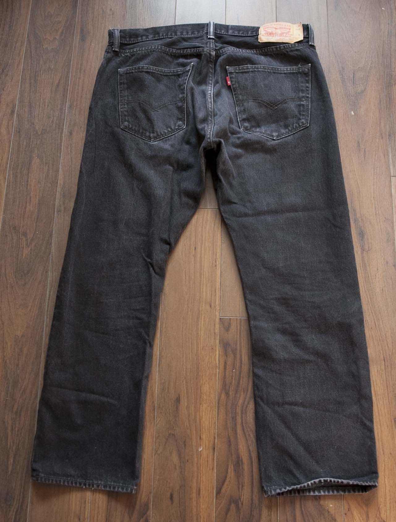Levi's Levis Jeans 501 Black / Dark Gray Jeans Size 36x27.5 Size US 36 / EU 52 - 3 Thumbnail