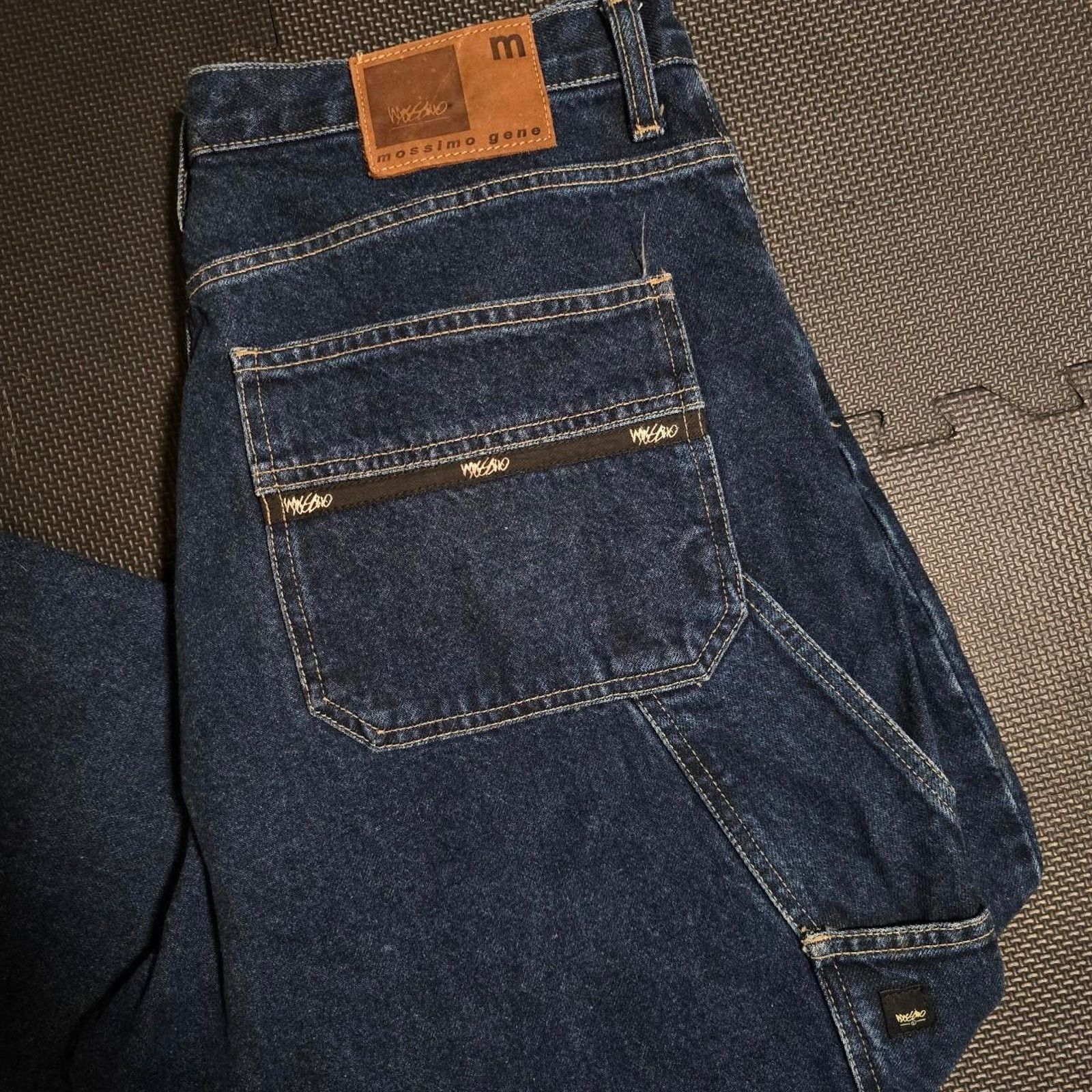 Mossimo Vintage 2000s Super baggy Mossimo Gene Skater jeans 36x32 Size US 36 / EU 52 - 2 Thumbnail