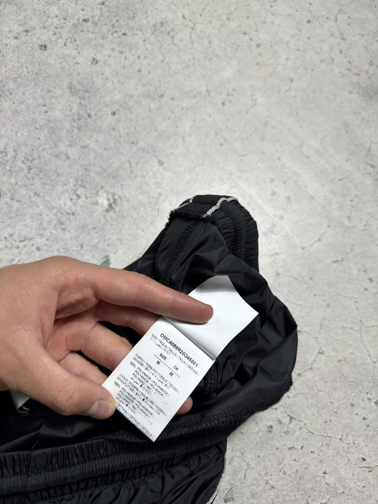 Off-White Off-White Luxury Nylon Black Track Pants Size M Size US 32 / EU 48 - 10 Thumbnail