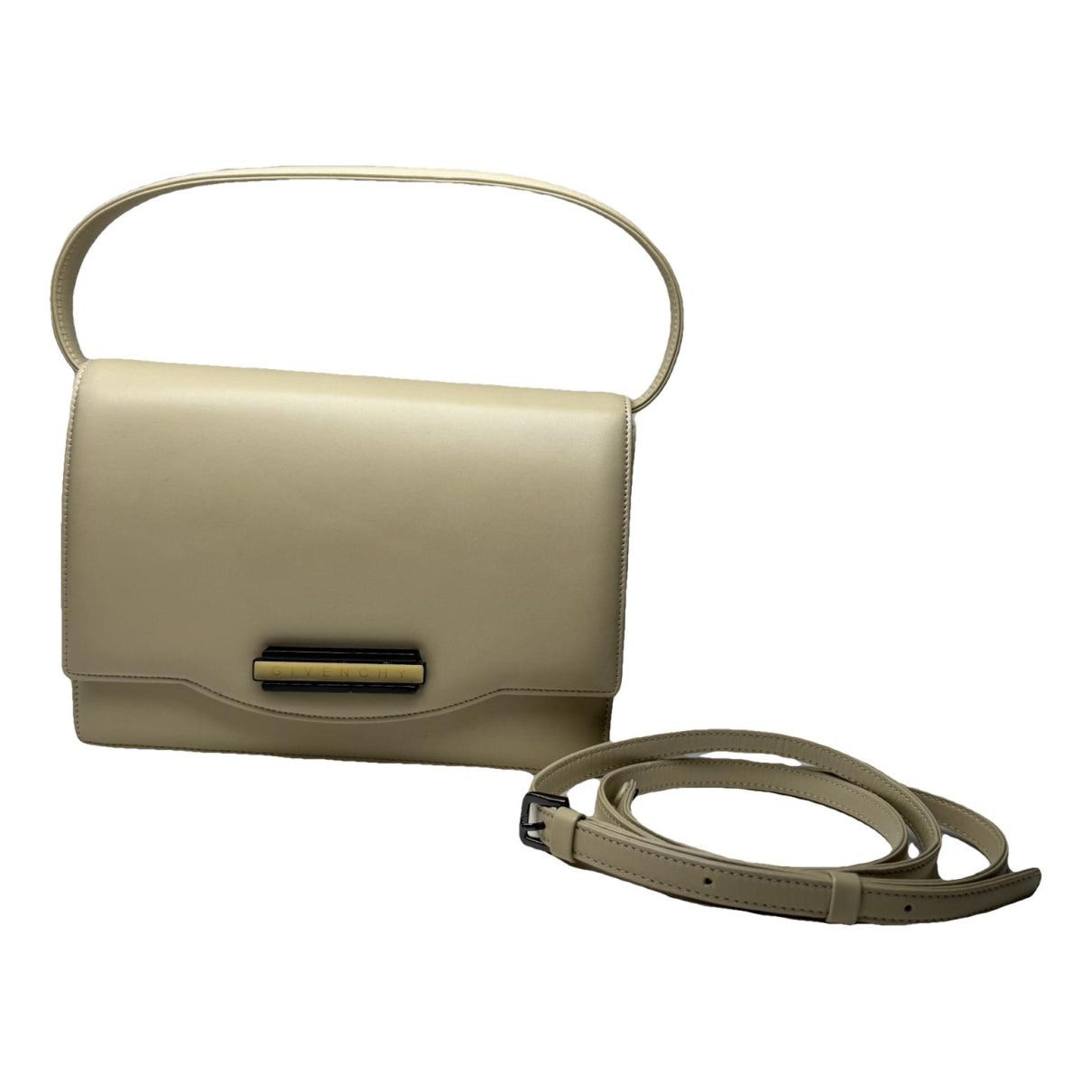Givenchy Whip Beige Leather Handbag Size ONE SIZE - 1 Thumbnail