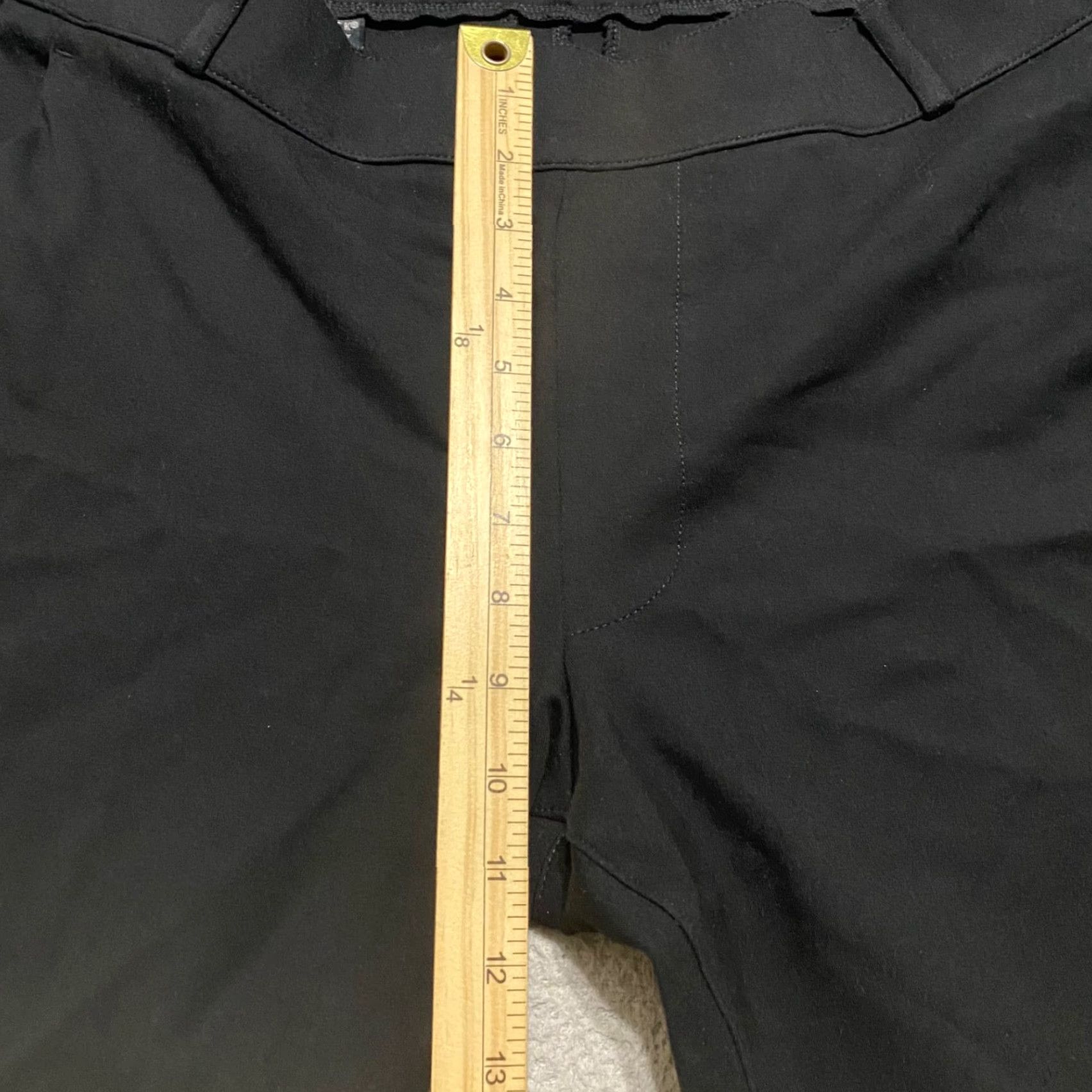 NYDJ NYDJ Womens Dress Pants Black Flared High Rise Pull On Pockets 32 Inseam 29 in VINTAGE? No Size 36" / US 14 / IT 50 - 7 Thumbnail