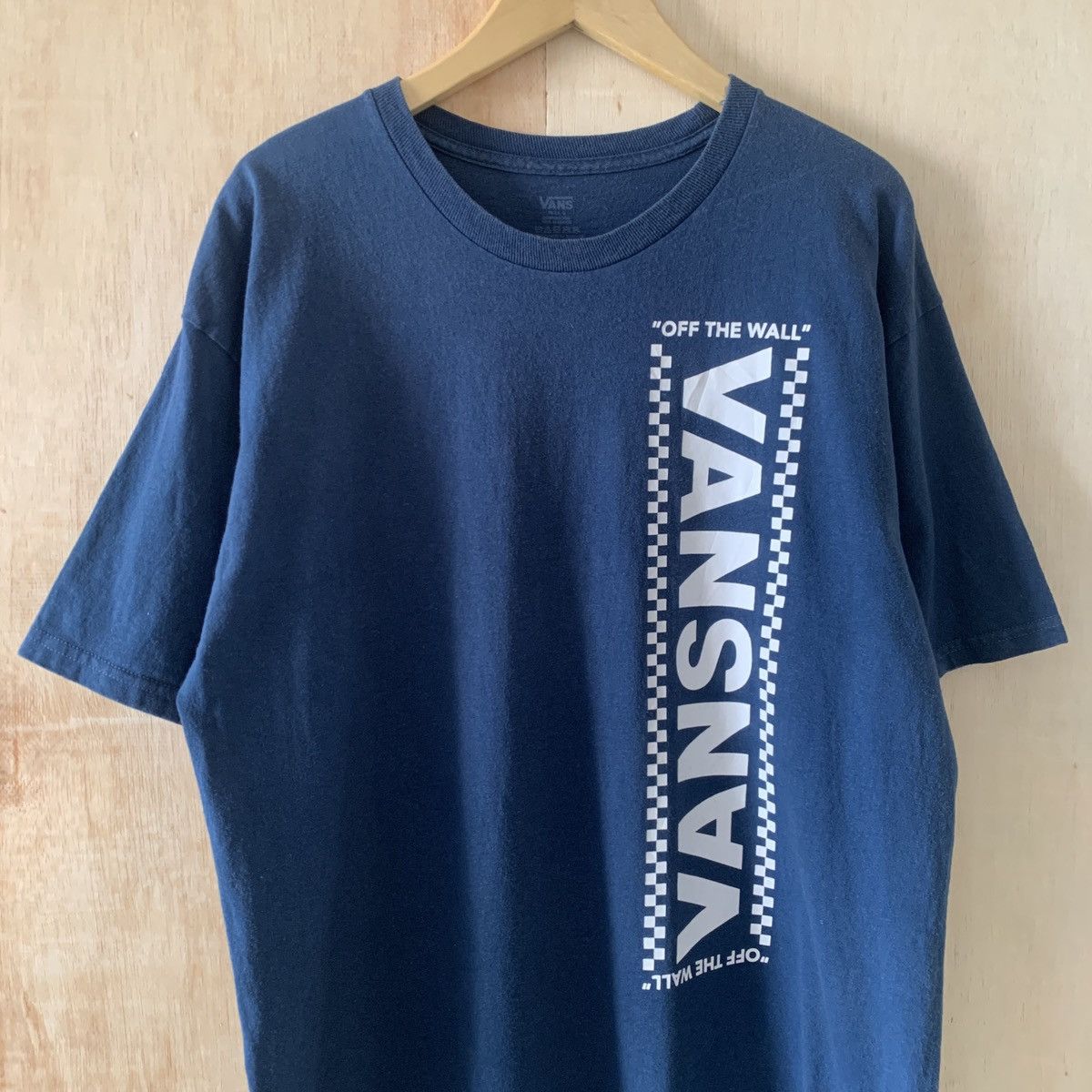 Vans Vans Big Logo Checker Board Frame Tee Size US XL / EU 56 / 4 - 2 Thumbnail