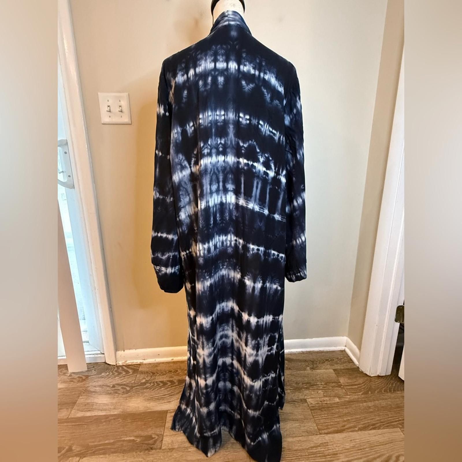 Other Audrey 3+1 tie dye longline cardigan coverup oversized SZ SM Size ONE SIZE - 4 Thumbnail