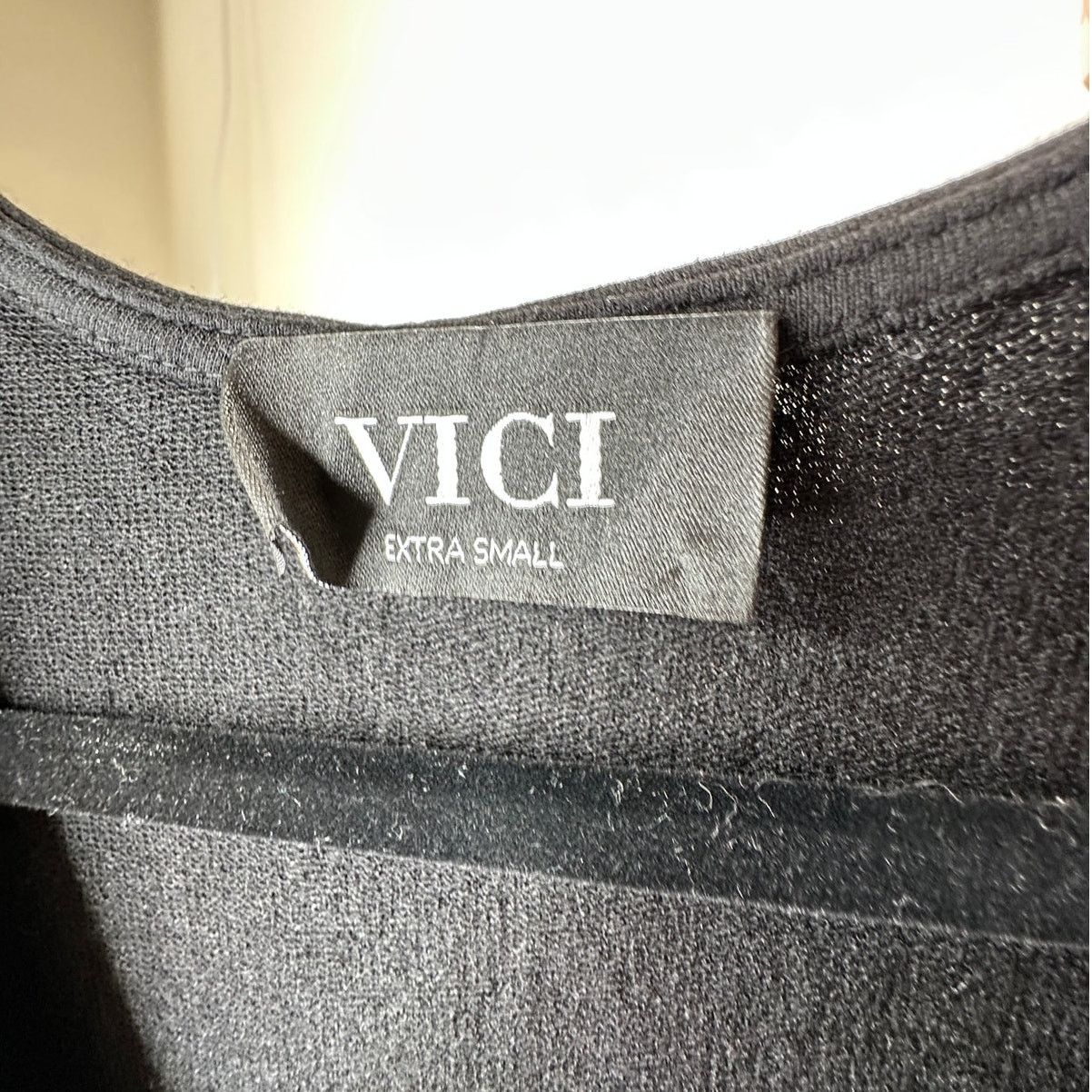 Other VICI Black Colette Deep-V Pocketed Drawstring Jumpsuit XS Size 26" / US 2 / IT 38 - 8 Thumbnail