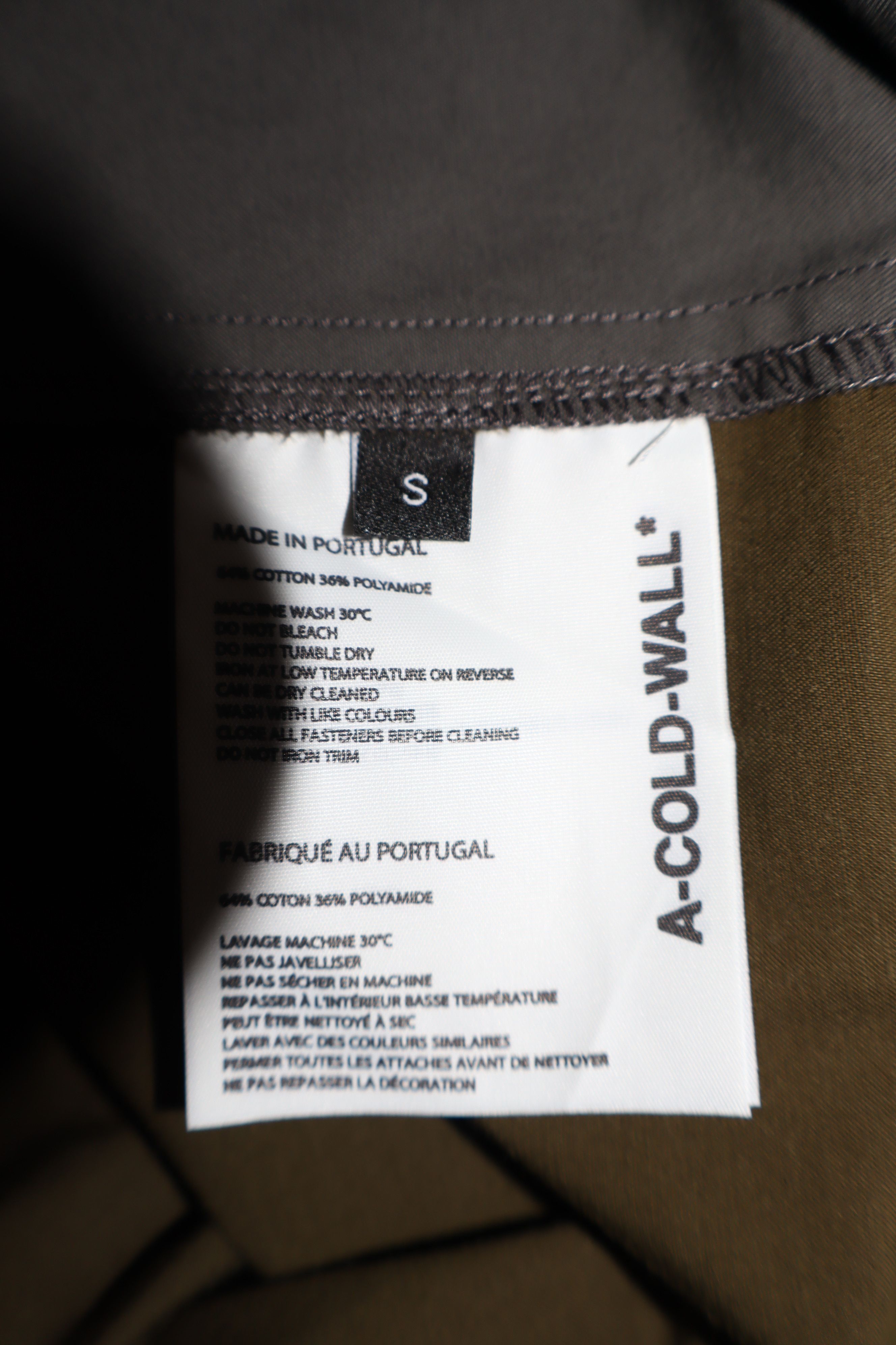 A-COLD-WALL* Oversized zipped shirt Size US S / EU 44-46 / 1 - 3 Thumbnail
