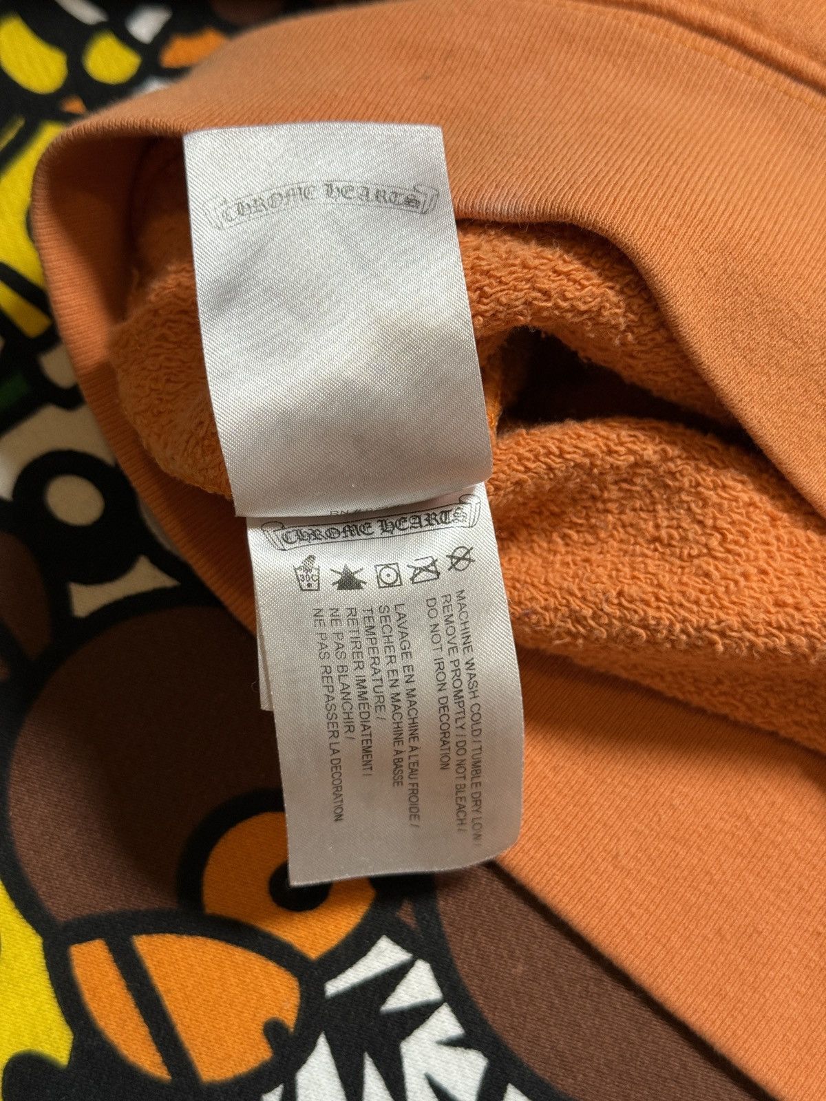 Chrome Hearts Chrome Hearts Orange Matty Boy Build Logo Pullover Sweater Size US M / EU 48-50 / 2 - 14 Thumbnail