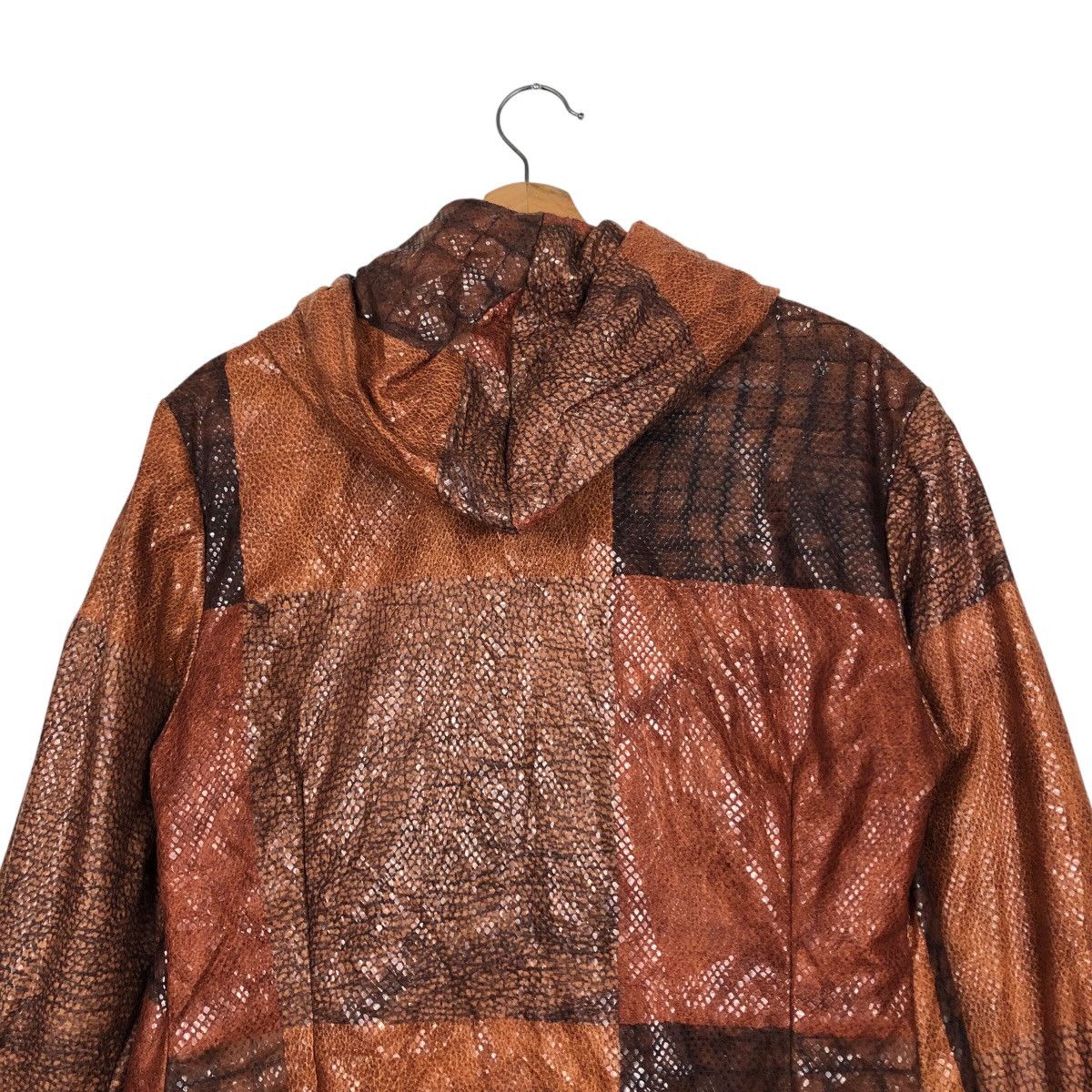 Vintage 📌Vintage Snake Skin Design Chore Jacket PatriziaFusi Italy Size US M / EU 48-50 / 2 - 11 Thumbnail